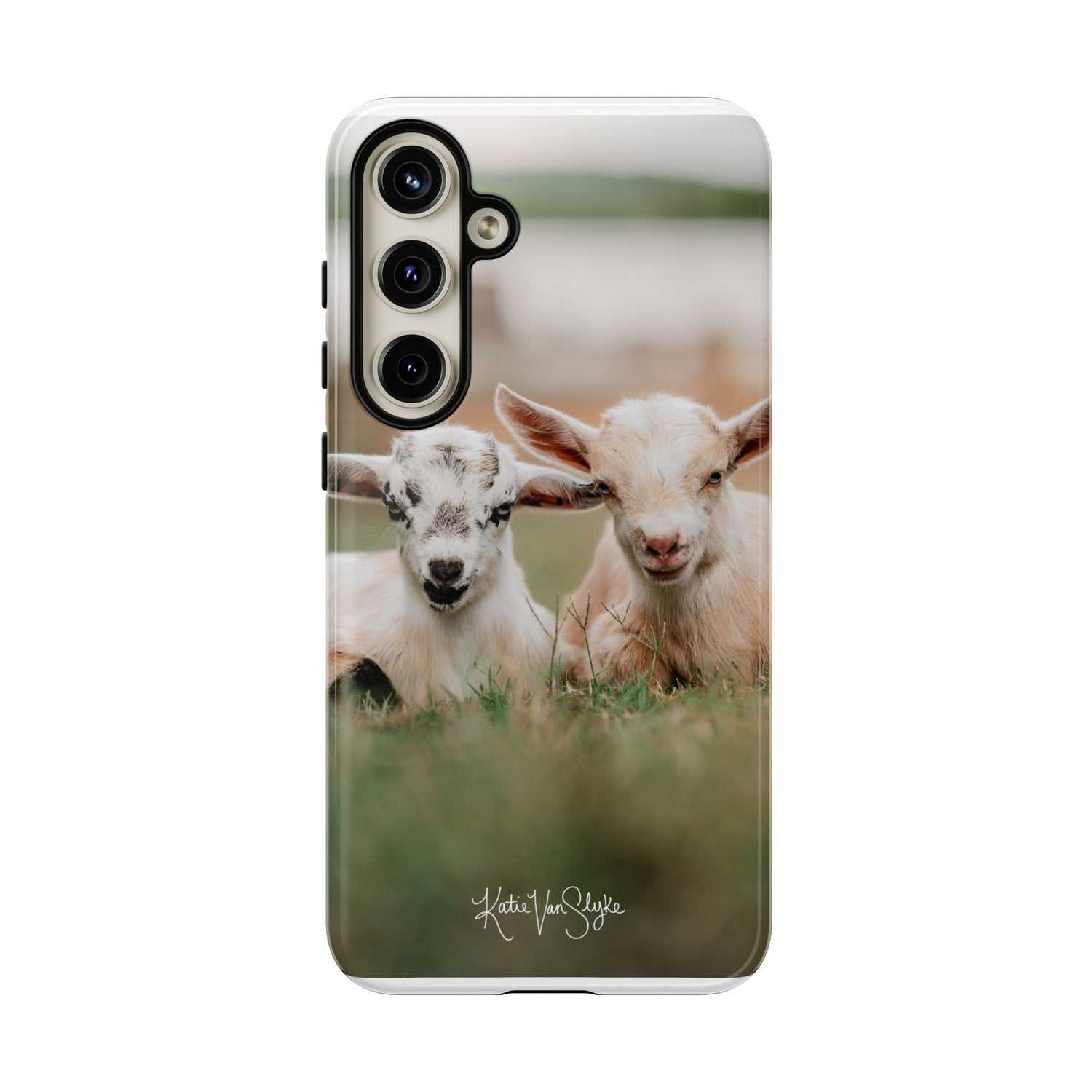 Mini Goats Phone Cases by Katie Van Slyke