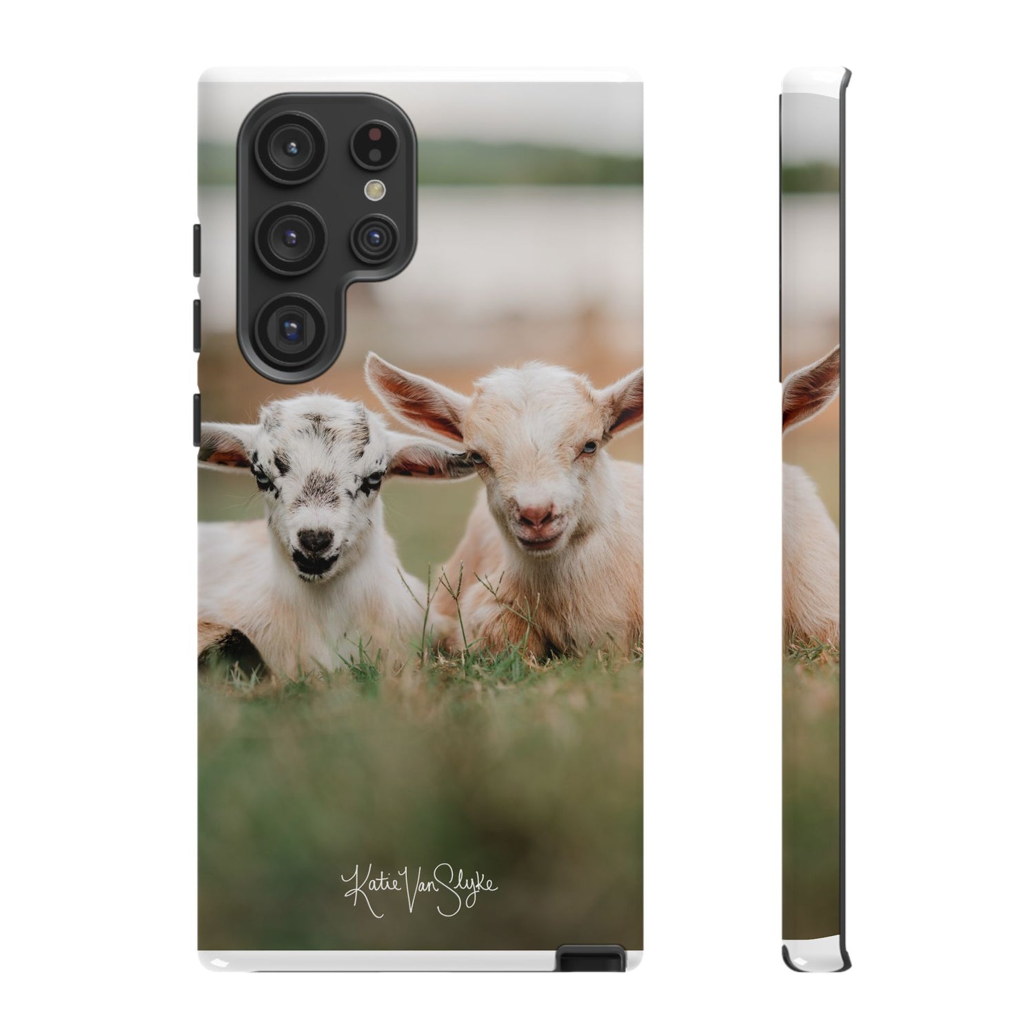 Mini Goats Phone Cases by Katie Van Slyke