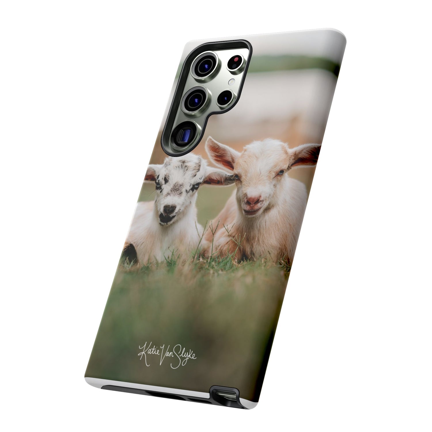 Mini Goats Phone Cases by Katie Van Slyke