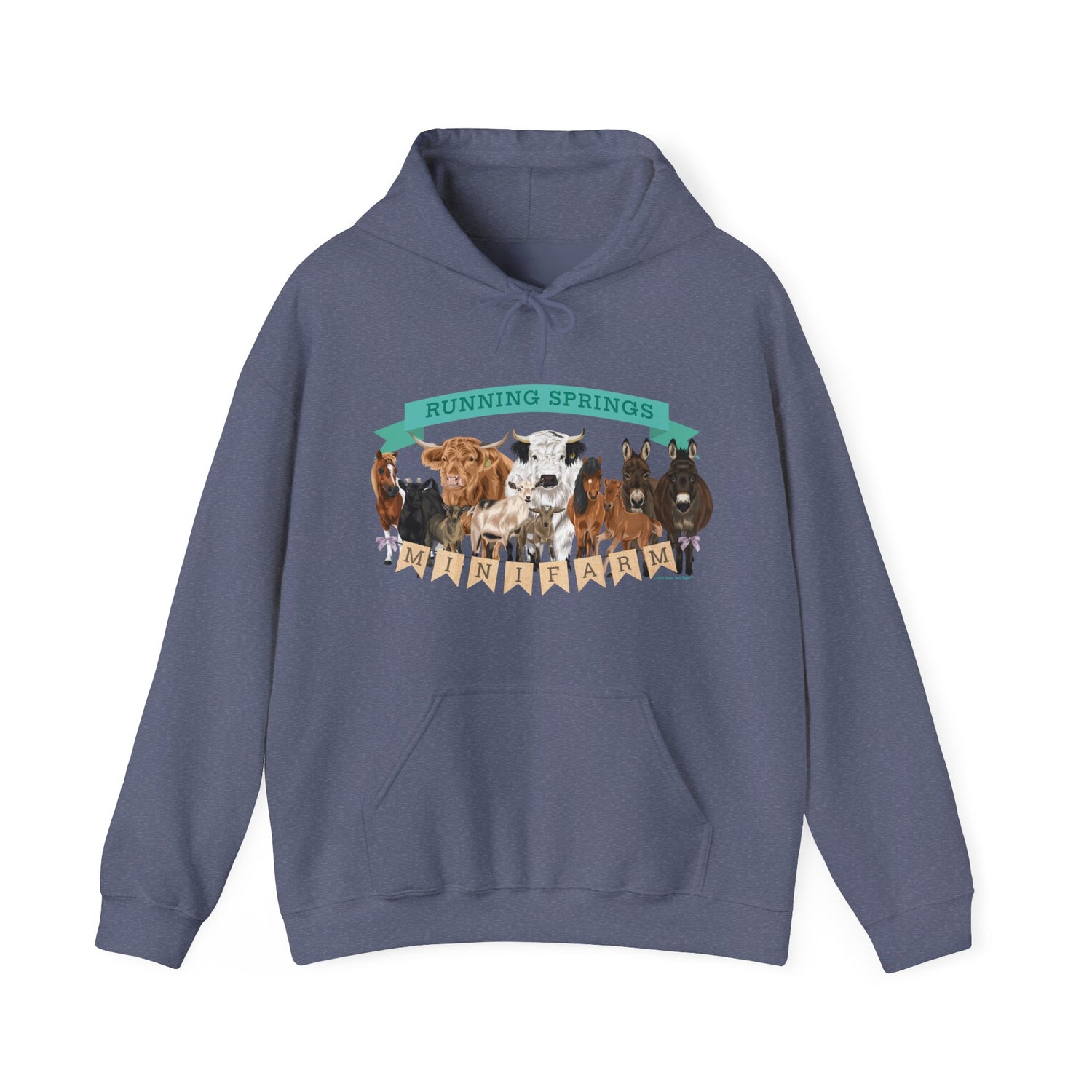 2025 Mini Farm Hoodie by Katie Van Slyke™ Heather Navy