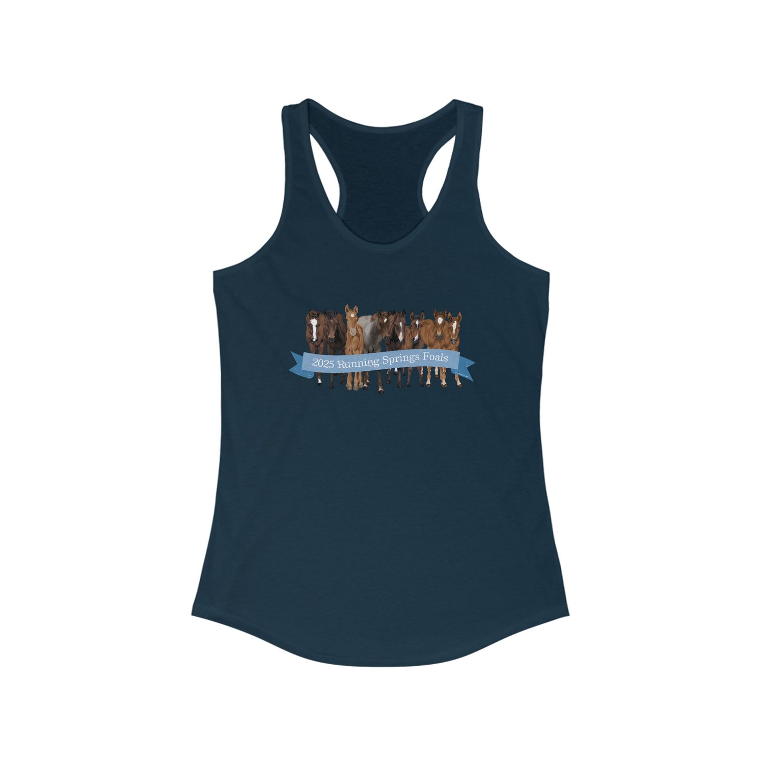 2025 Running Springs Foals Tank by Katie Van Slyke™ Midnight Navy