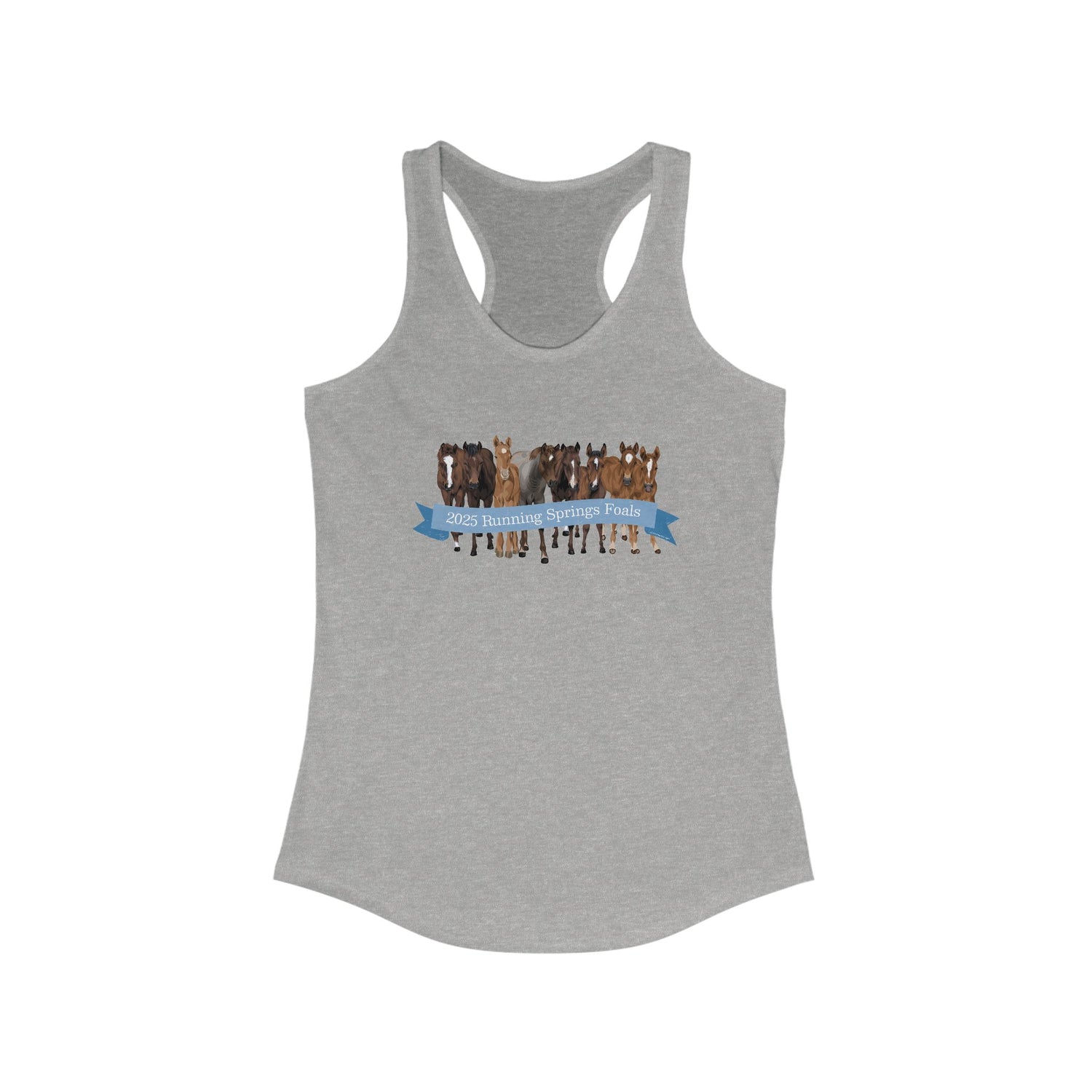 2025 Running Springs Foals Tank by Katie Van Slyke™ Sport grey
