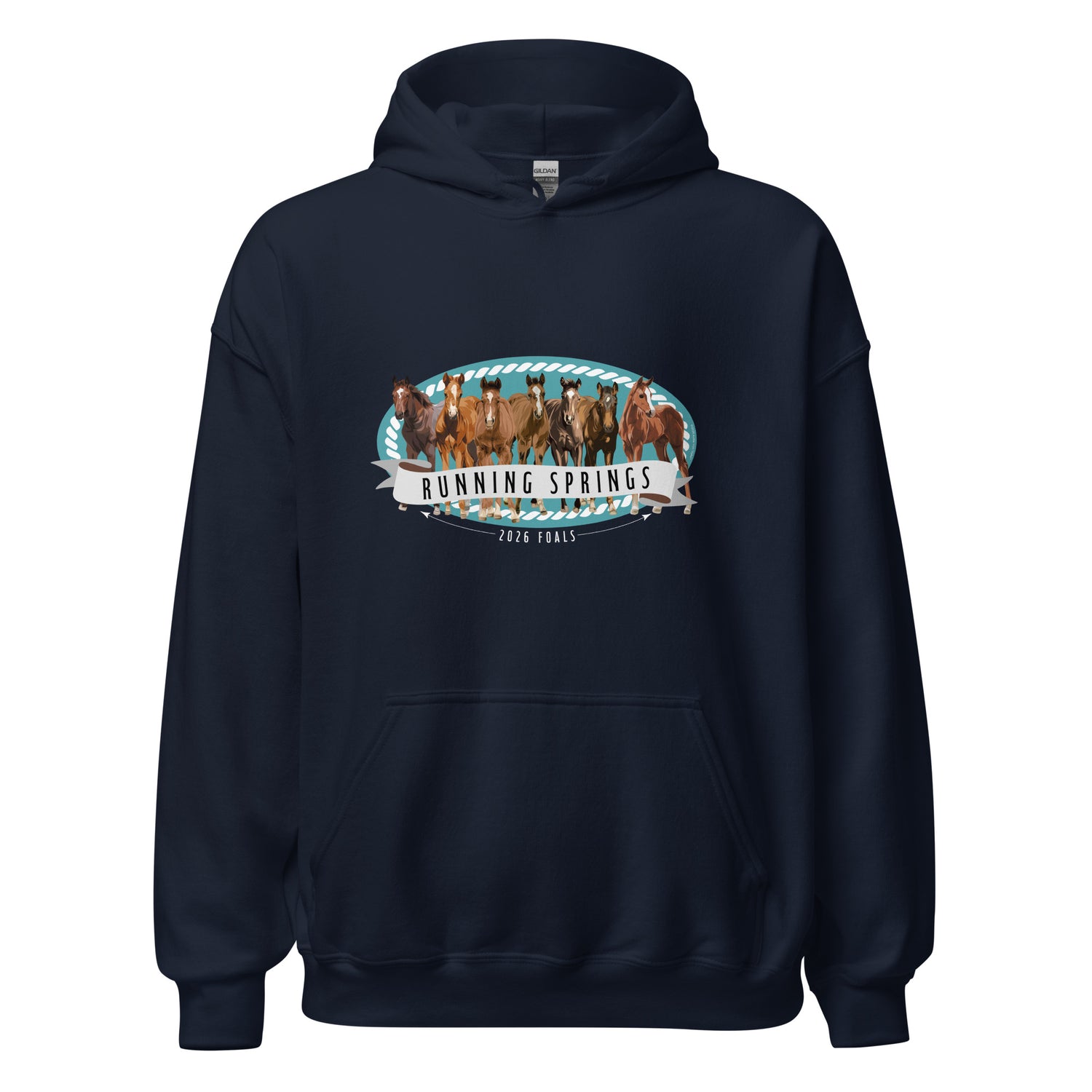 2026 Foals Lineup Hoodie by Katie Van Slyke - Navy