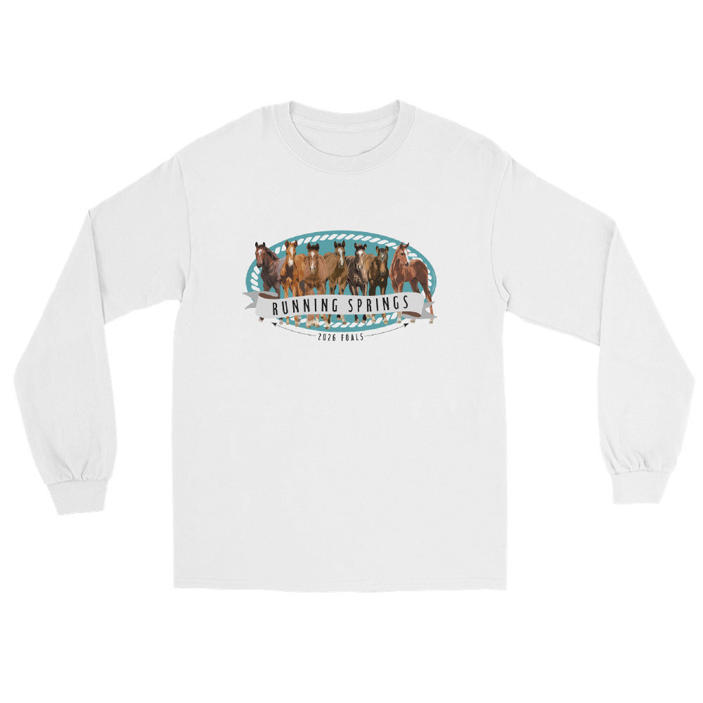 2026 Foals Lineup Long Sleeve T-Shirt by Katie Van Slyke - White