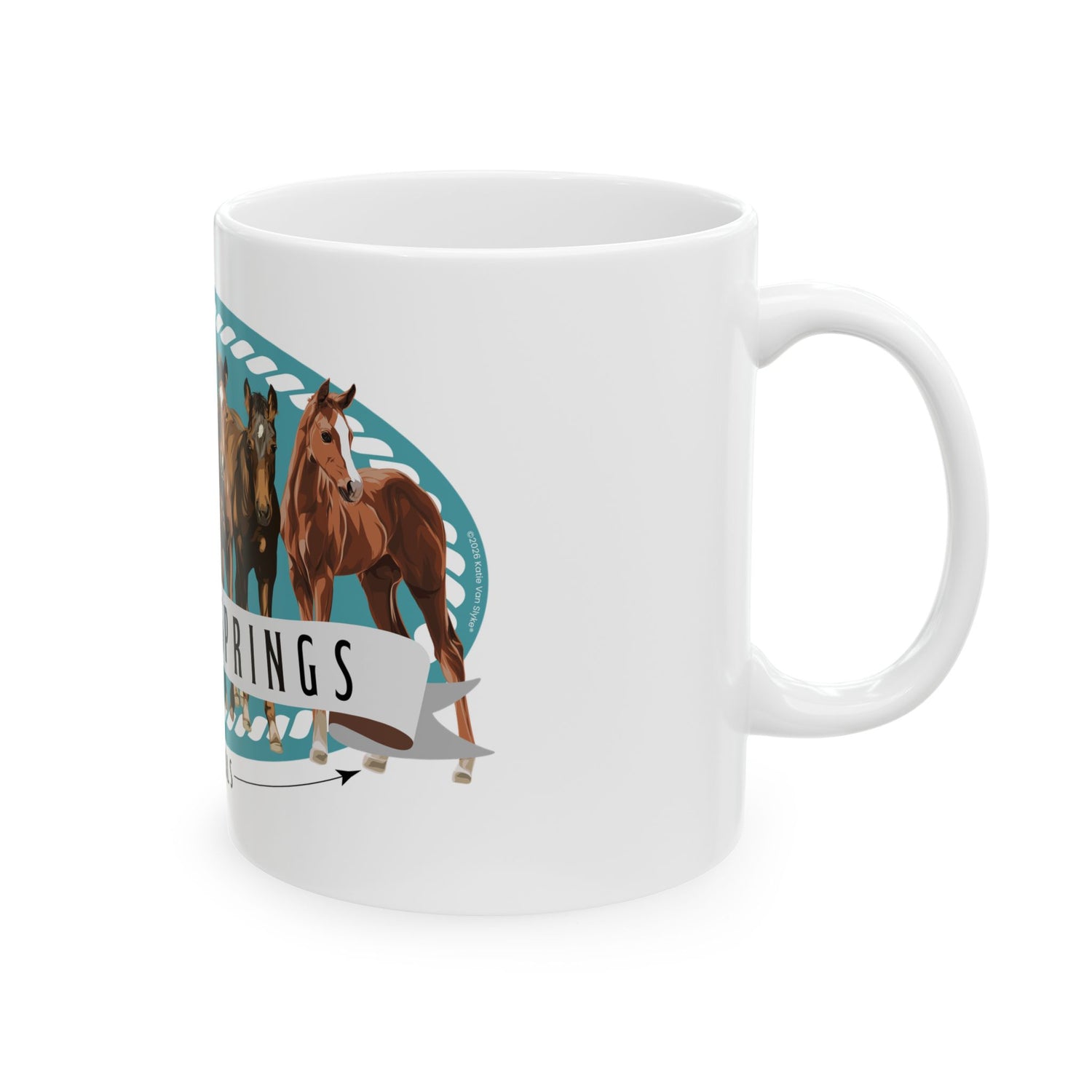 2026 Foals Lineup Mugs by Katie Van Slyke - 11oz right