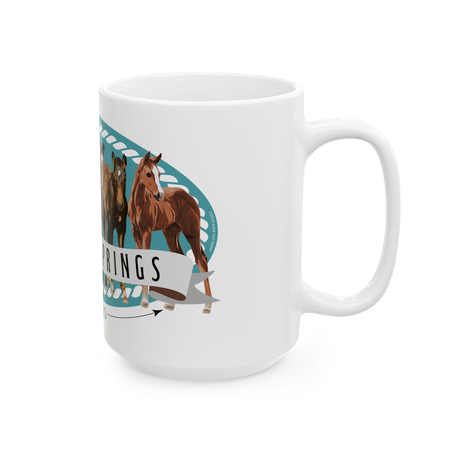 2026 Foals Lineup Mugs by Katie Van Slyke - 15oz right