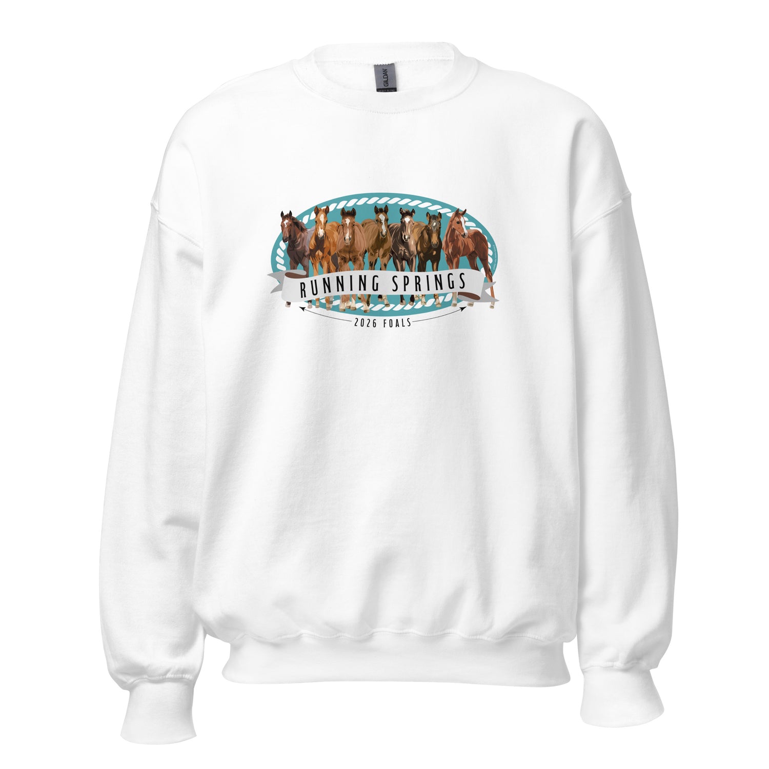 2026 Foals Lineup Sweatshirt by Katie Van Slyke - White