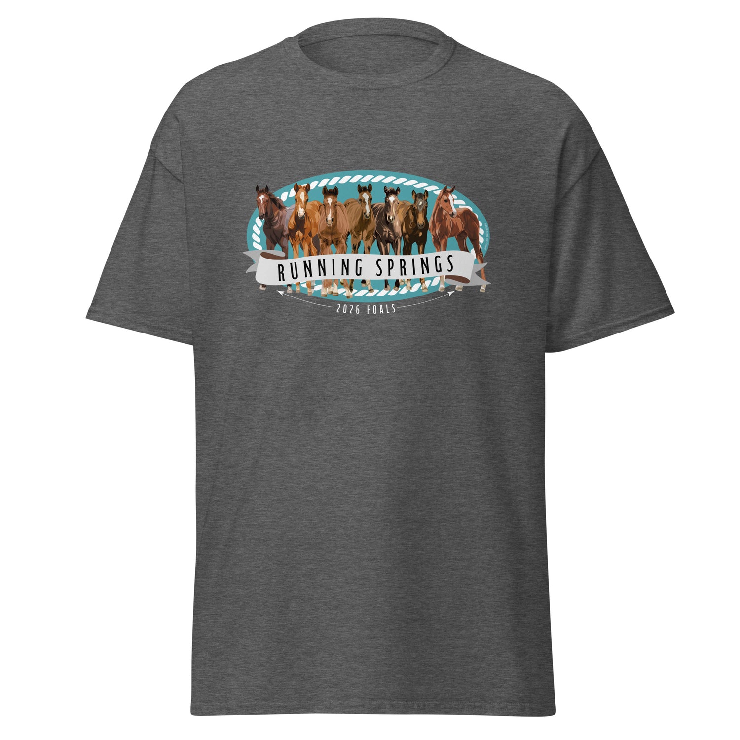 2026 Foals Lineup T-Shirt by Katie Van Slyke - Dark Heather