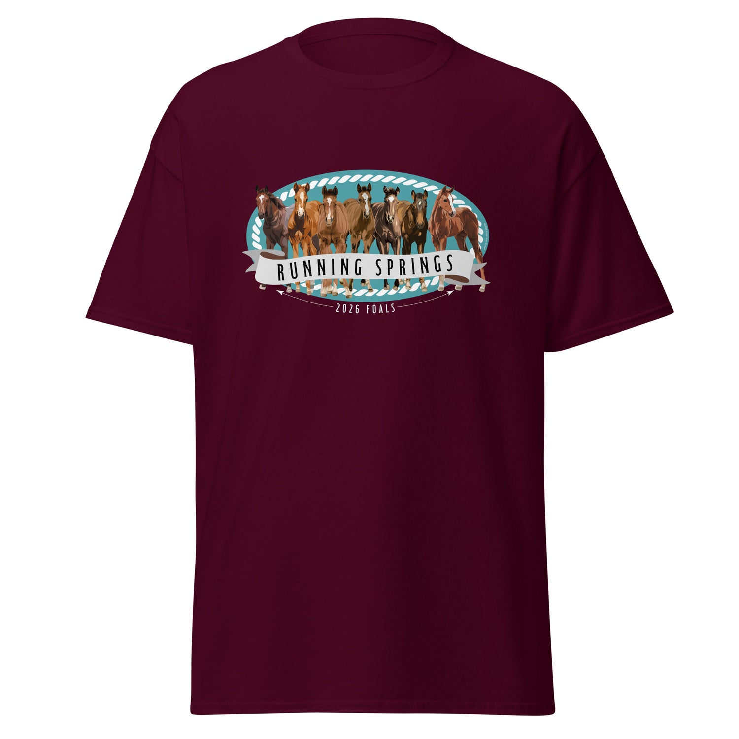 2026 Foals Lineup T-Shirt by Katie Van Slyke - Maroon