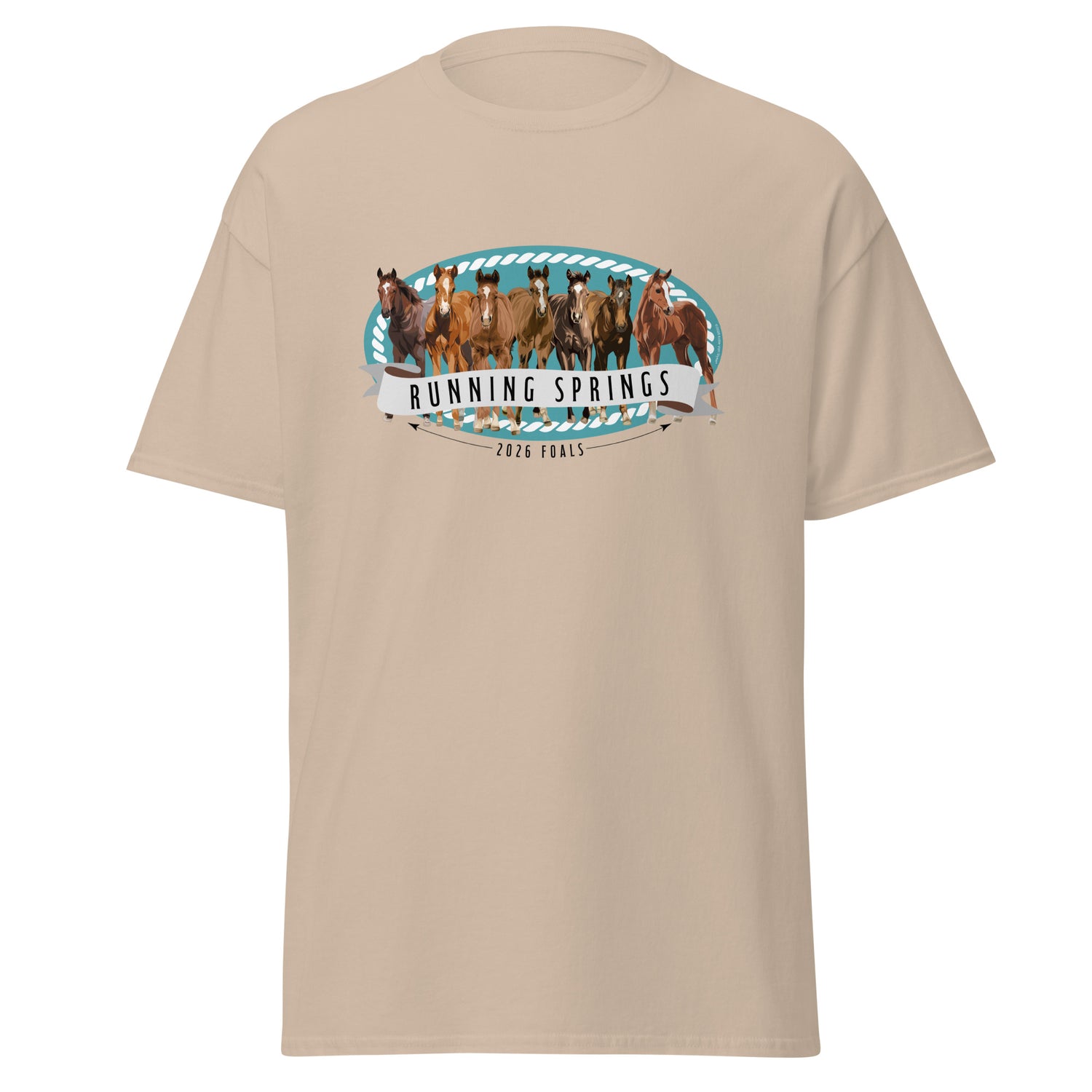 2026 Foals Lineup T-Shirt by Katie Van Slyke - Sand