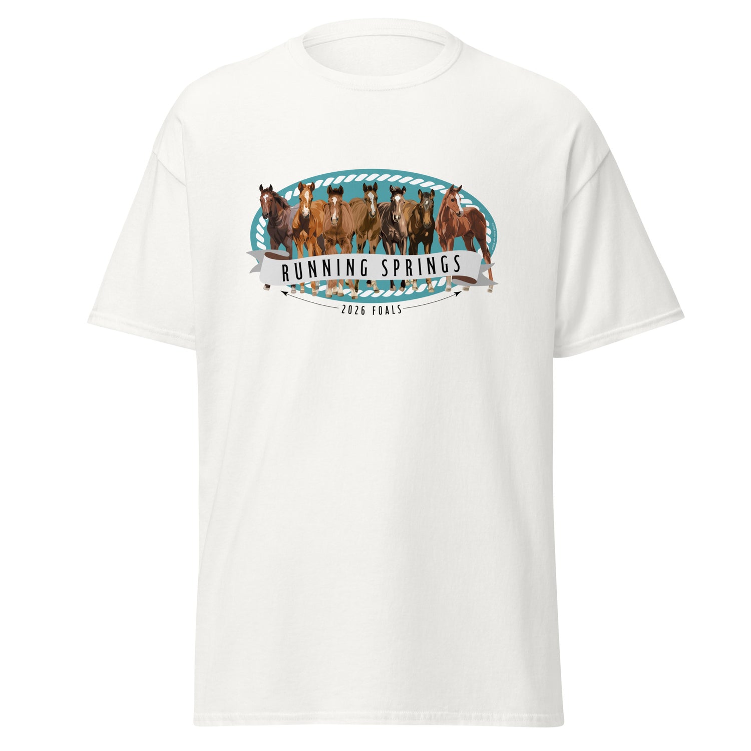 2026 Foals Lineup T-Shirt by Katie Van Slyke - White