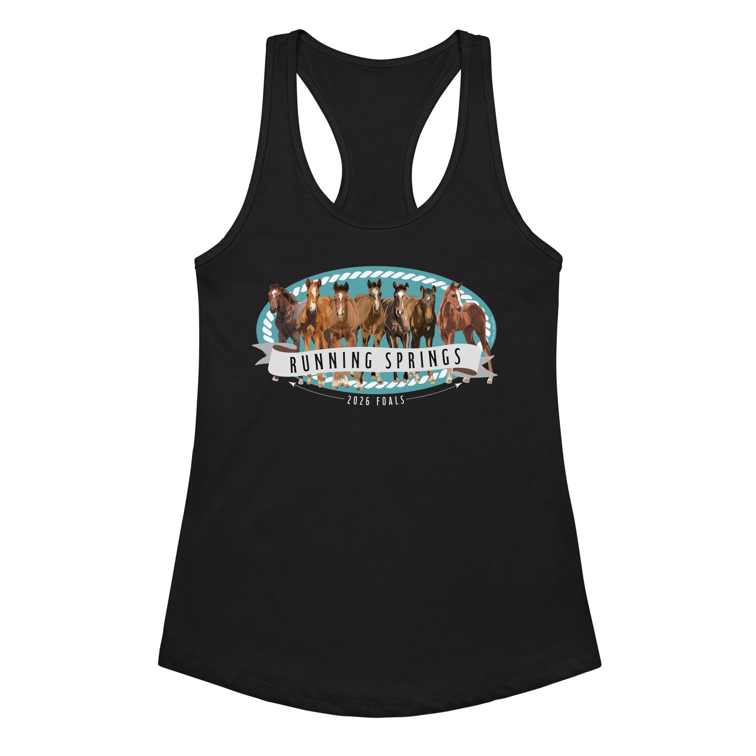 2026 Foals Lineup Tank by Katie Van Slyke - Black