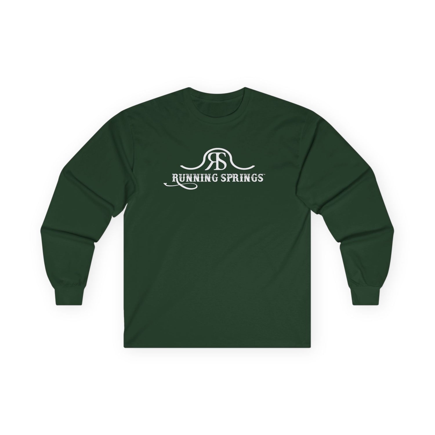2026 Running Springs Long Sleeve T-Shirt by Katie Van Slyke® Forest Green