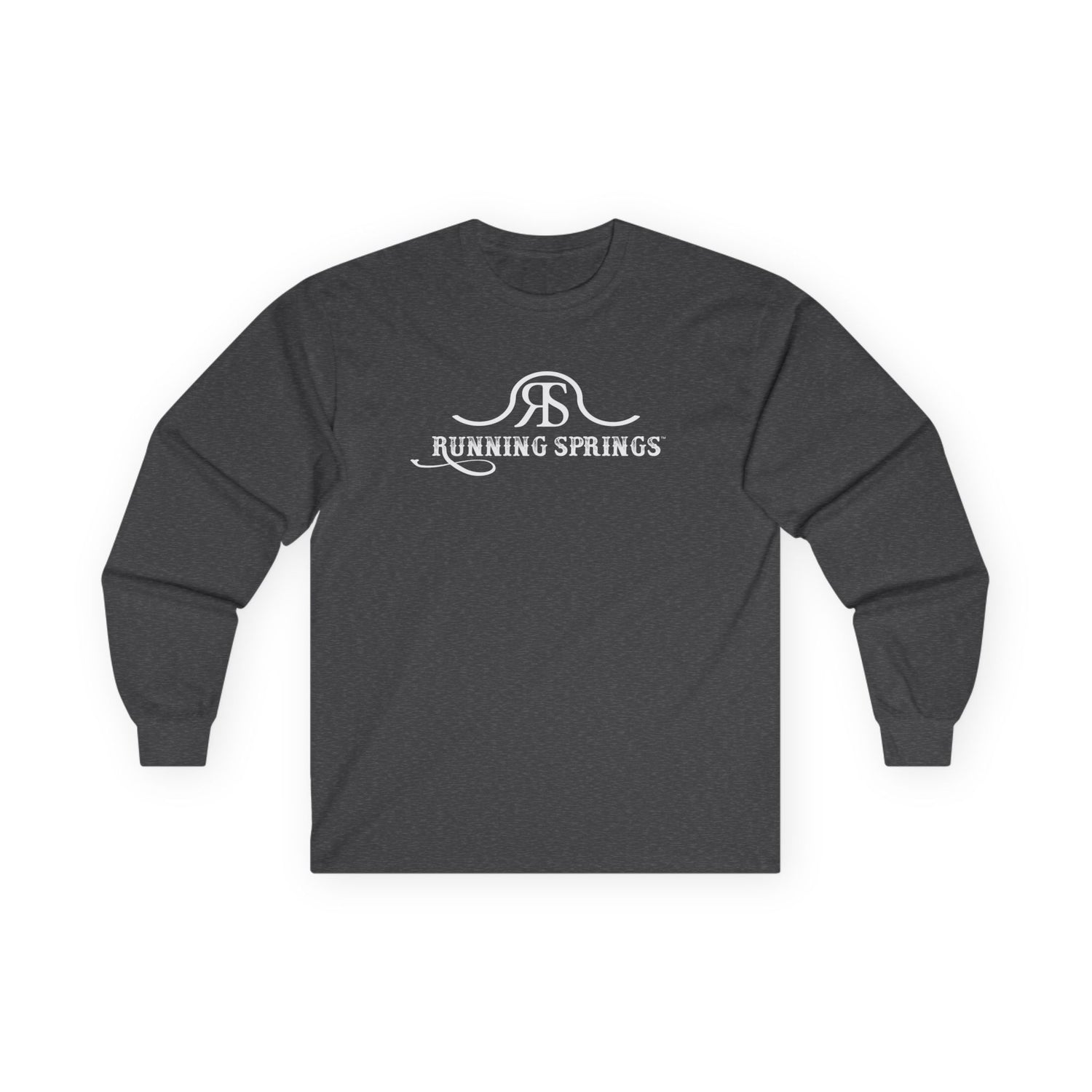 2026 Running Springs Long Sleeve T-Shirt by Katie Van Slyke® Dark Heather
