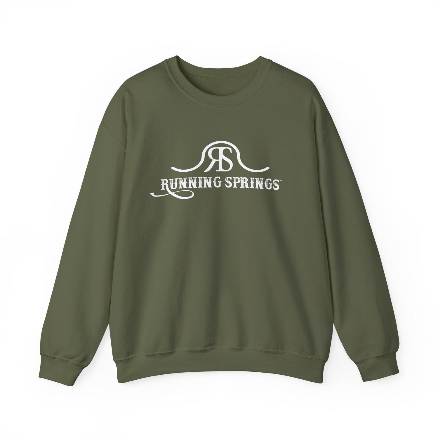 2026 Running Springs Sweatshirt by Katie Van Slyke® Military Green