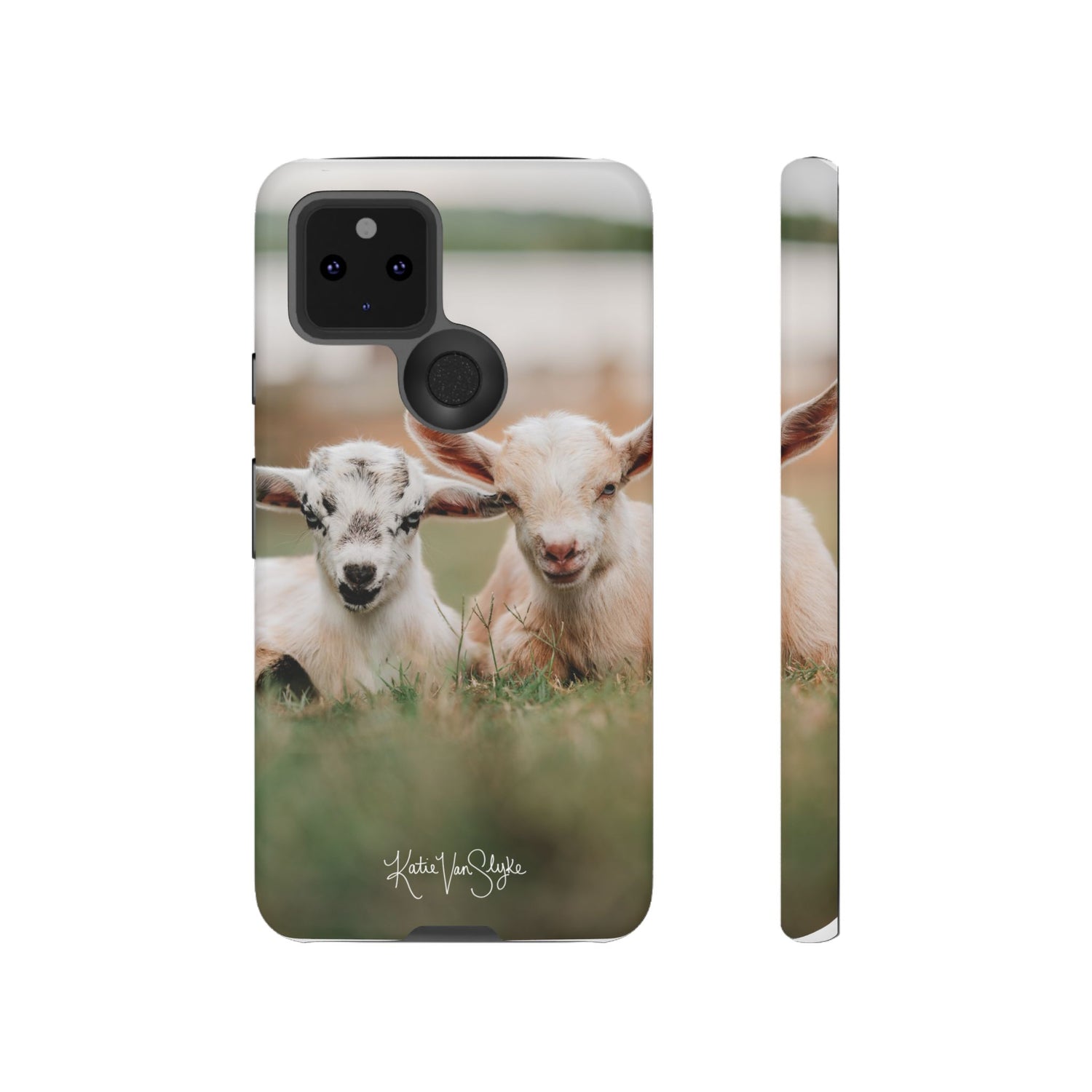 Mini Goats Phone Cases by Katie Van Slyke