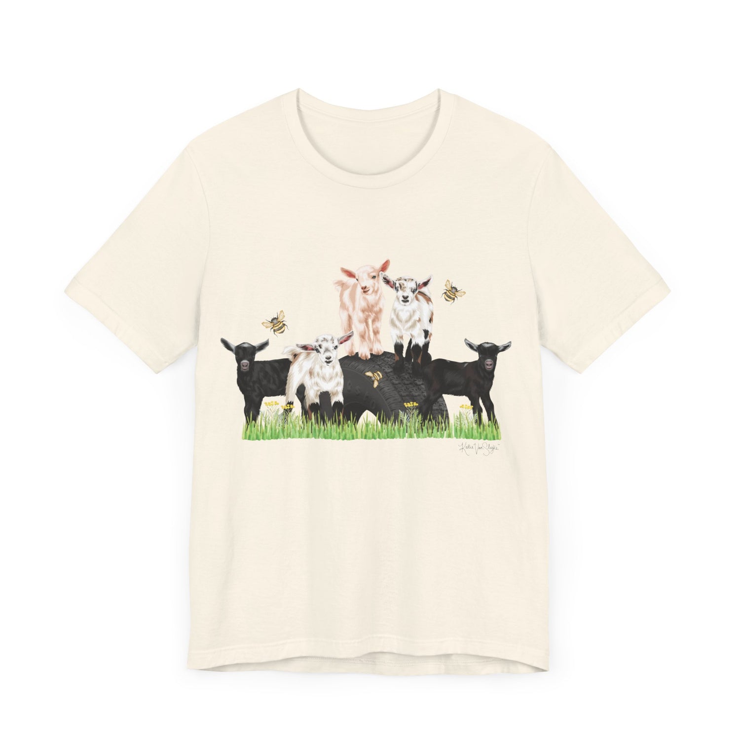 Busy Little Bees T-Shirt by Katie Van Slyke