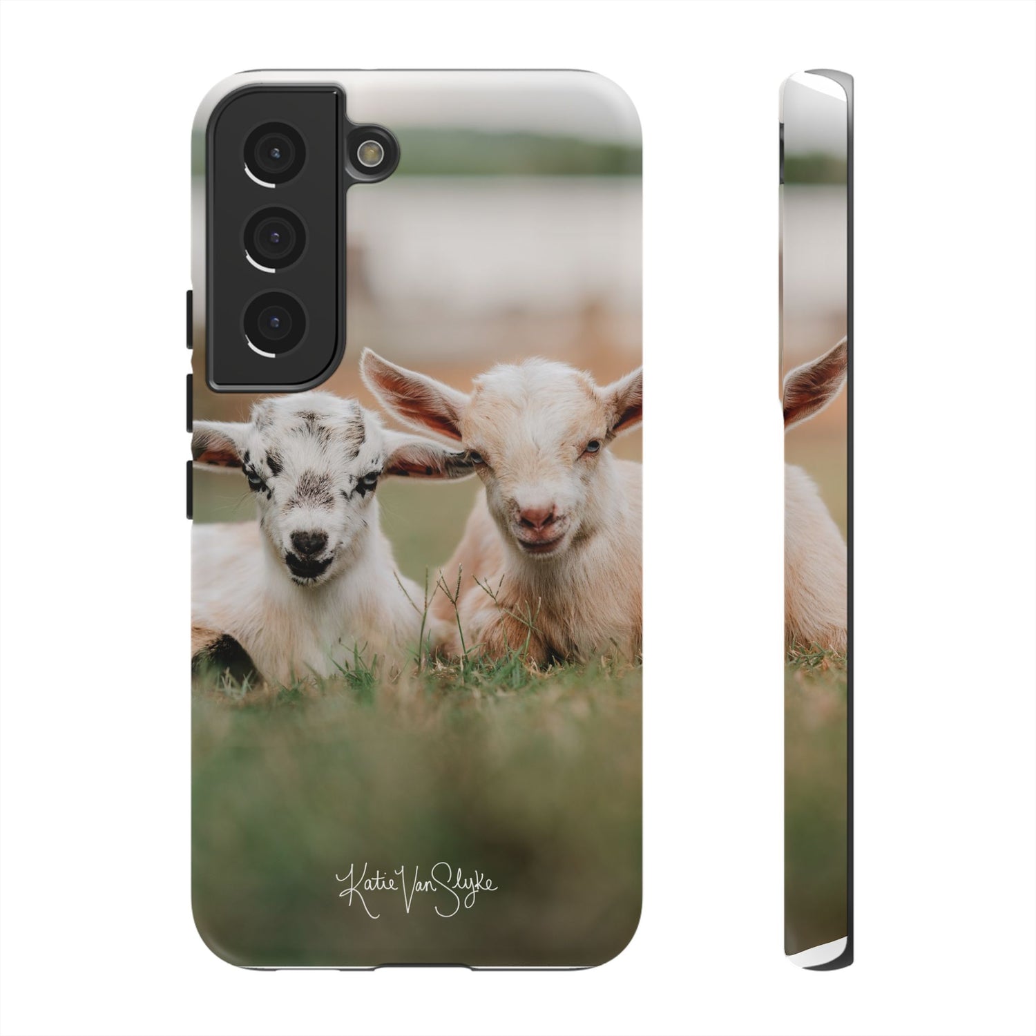 Mini Goats Phone Cases by Katie Van Slyke