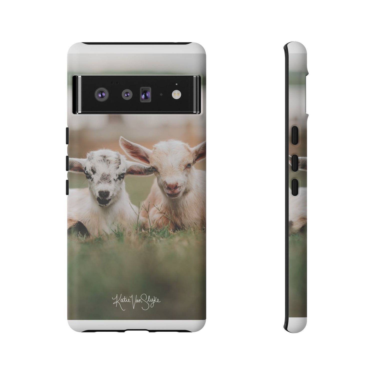 Mini Goats Phone Cases by Katie Van Slyke