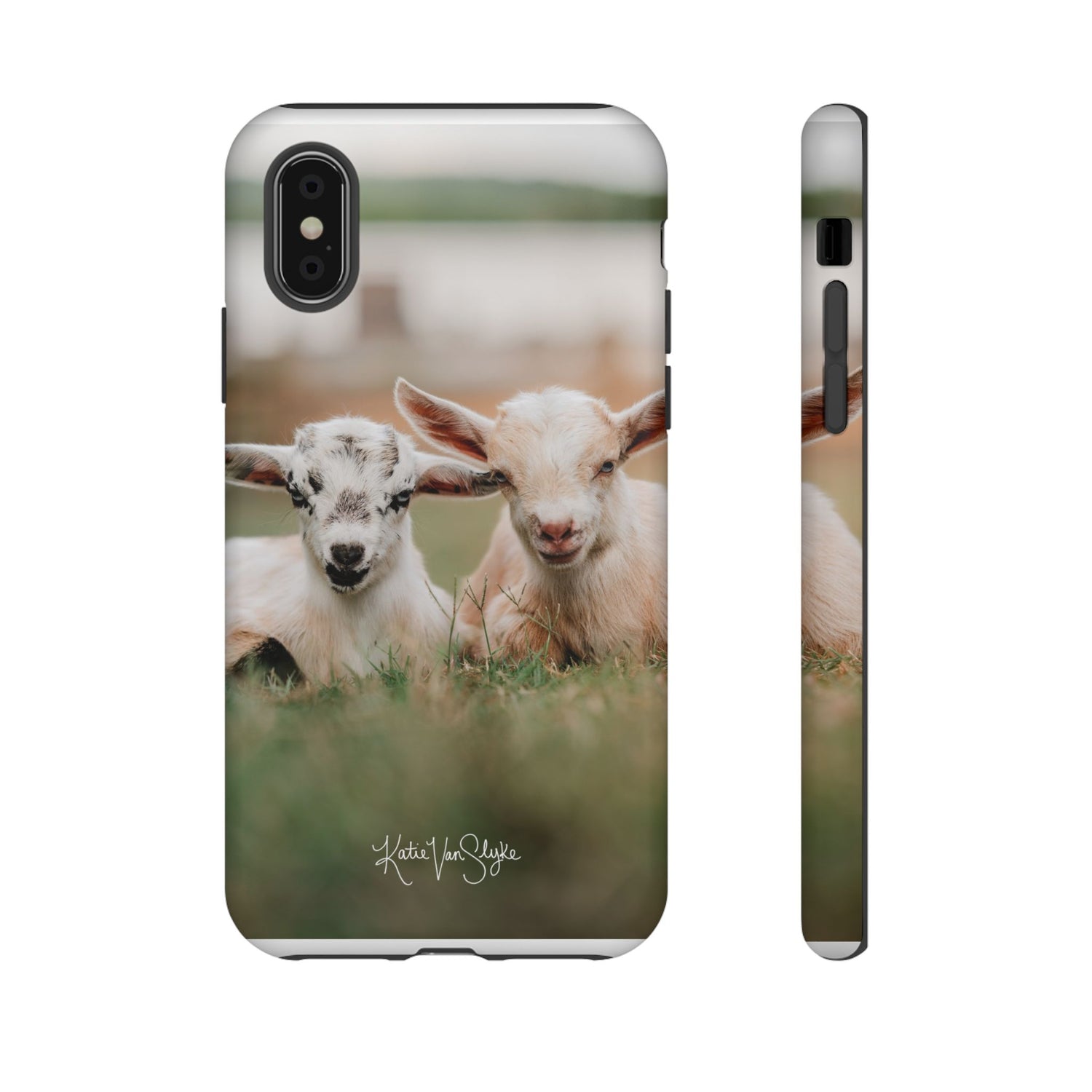 Mini Goats Phone Cases by Katie Van Slyke