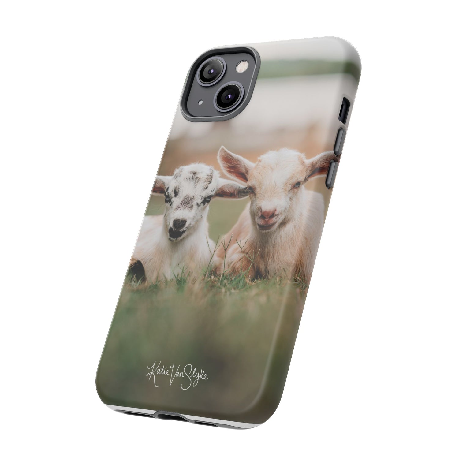 Mini Goats Phone Cases by Katie Van Slyke