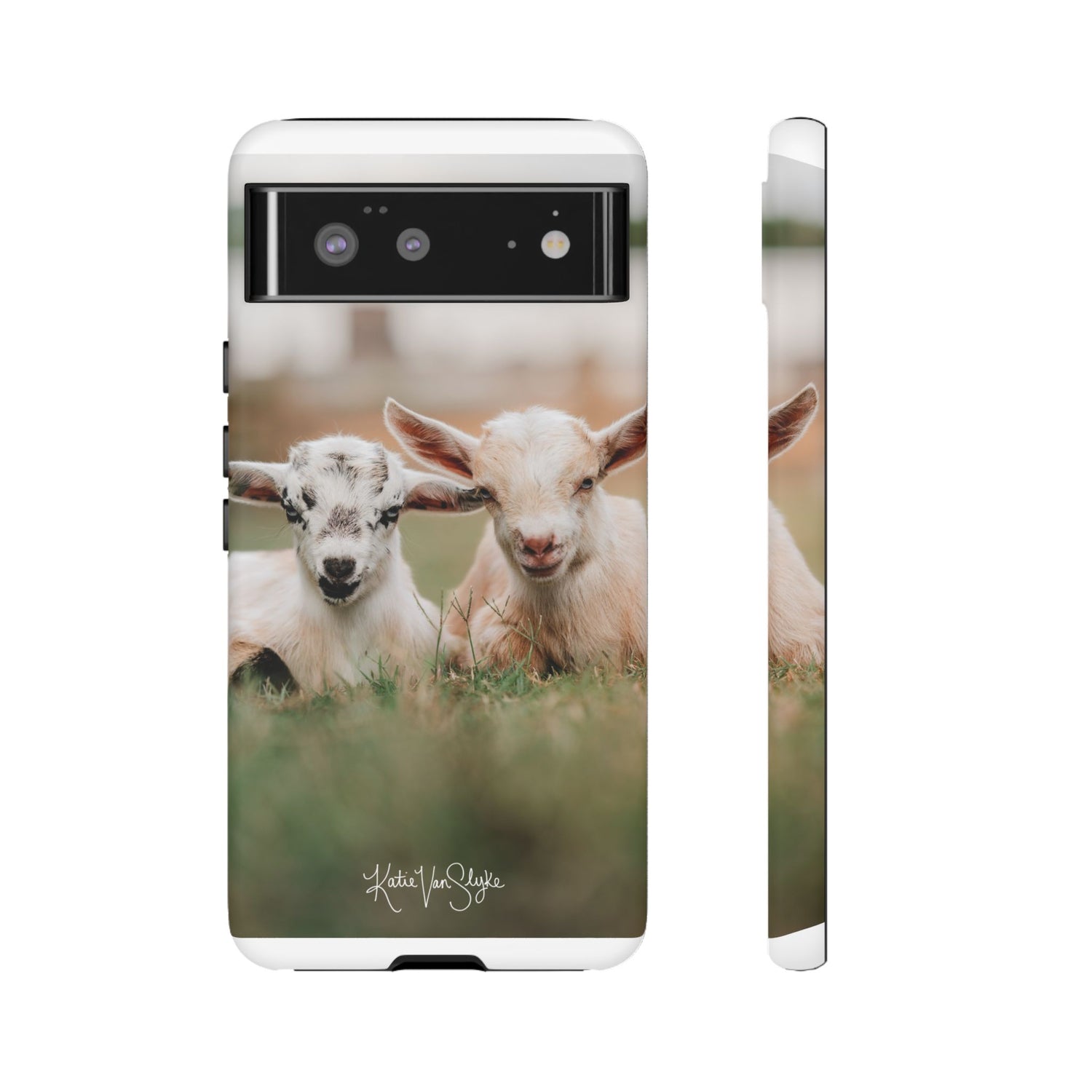 Mini Goats Phone Cases by Katie Van Slyke