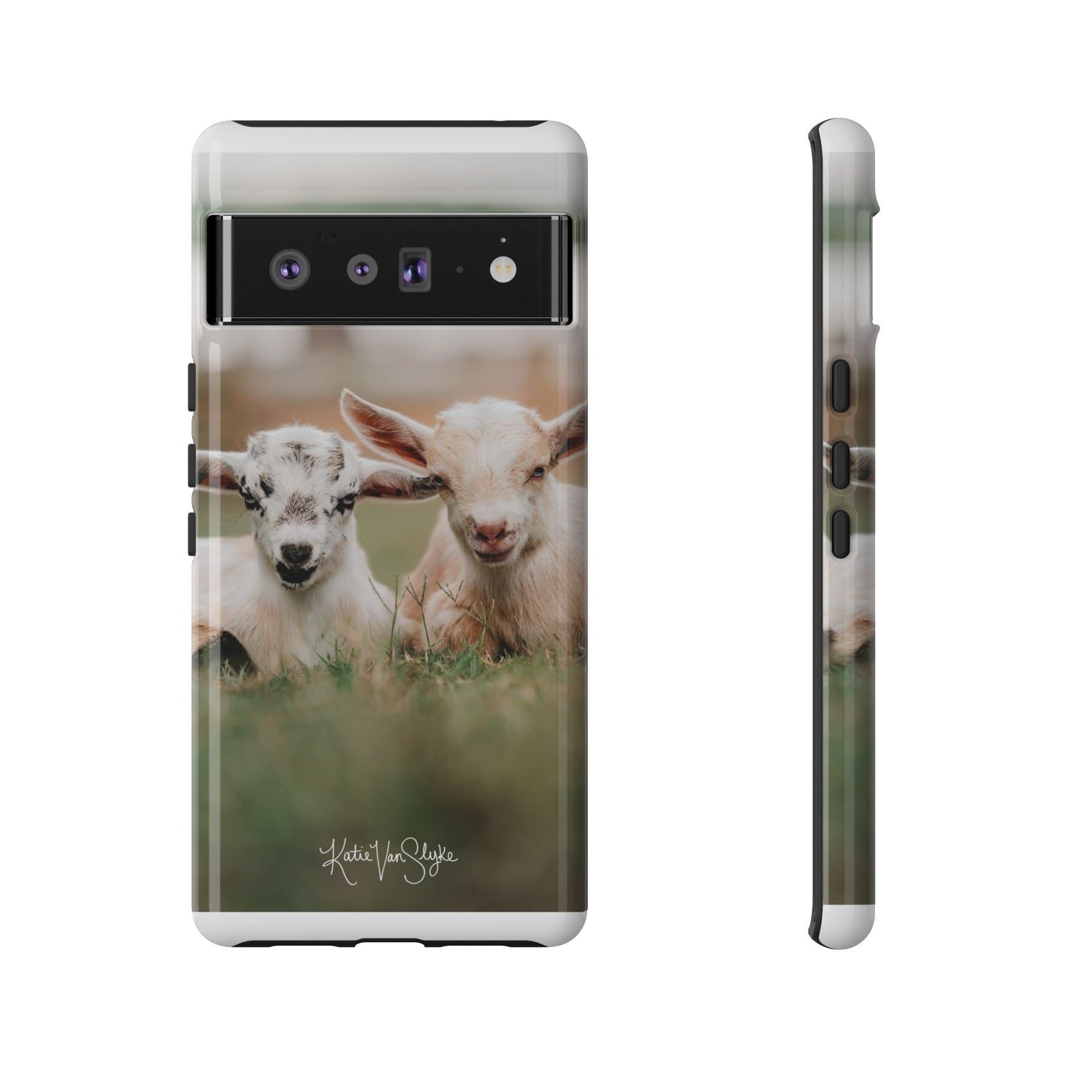 Mini Goats Phone Cases by Katie Van Slyke