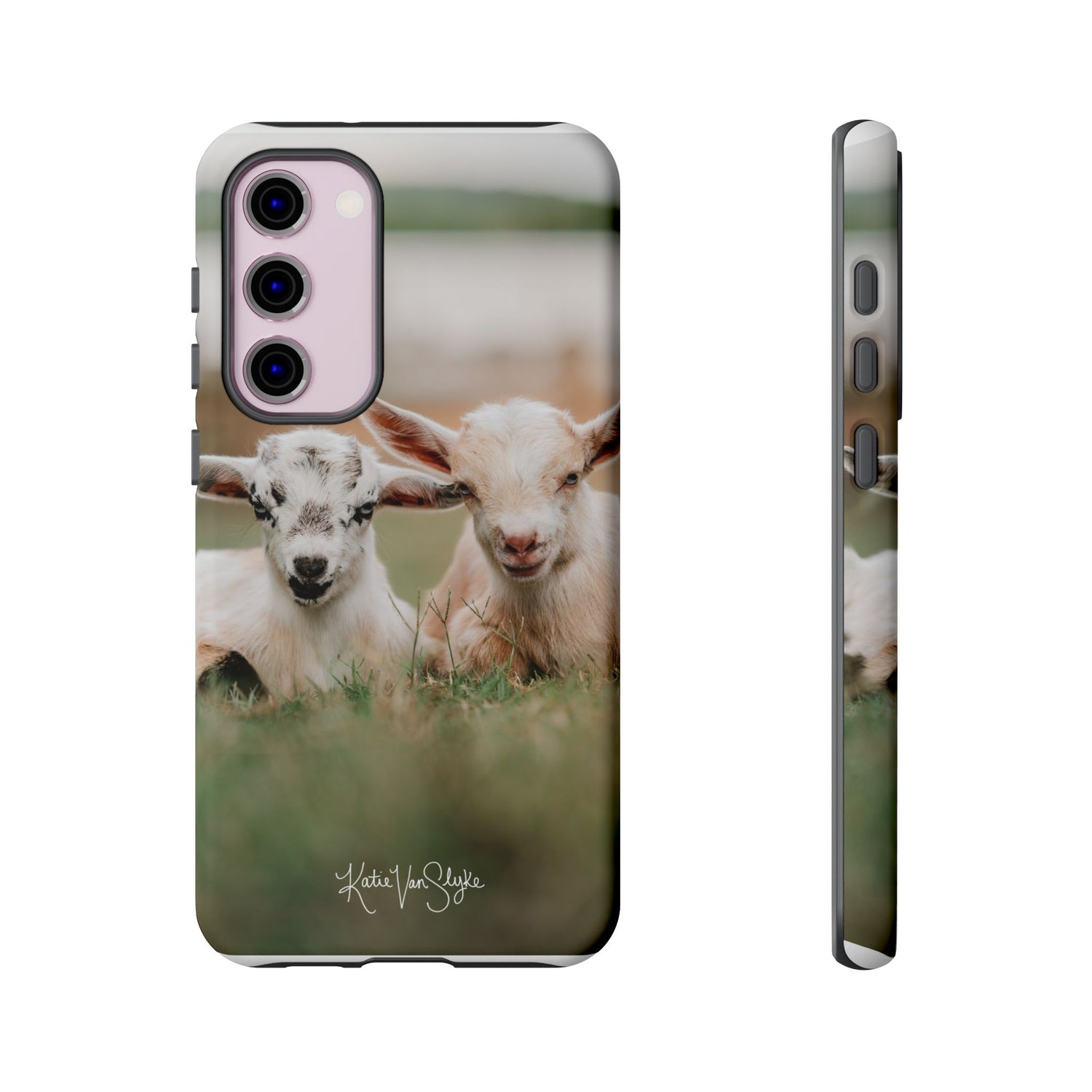 Mini Goats Phone Cases by Katie Van Slyke