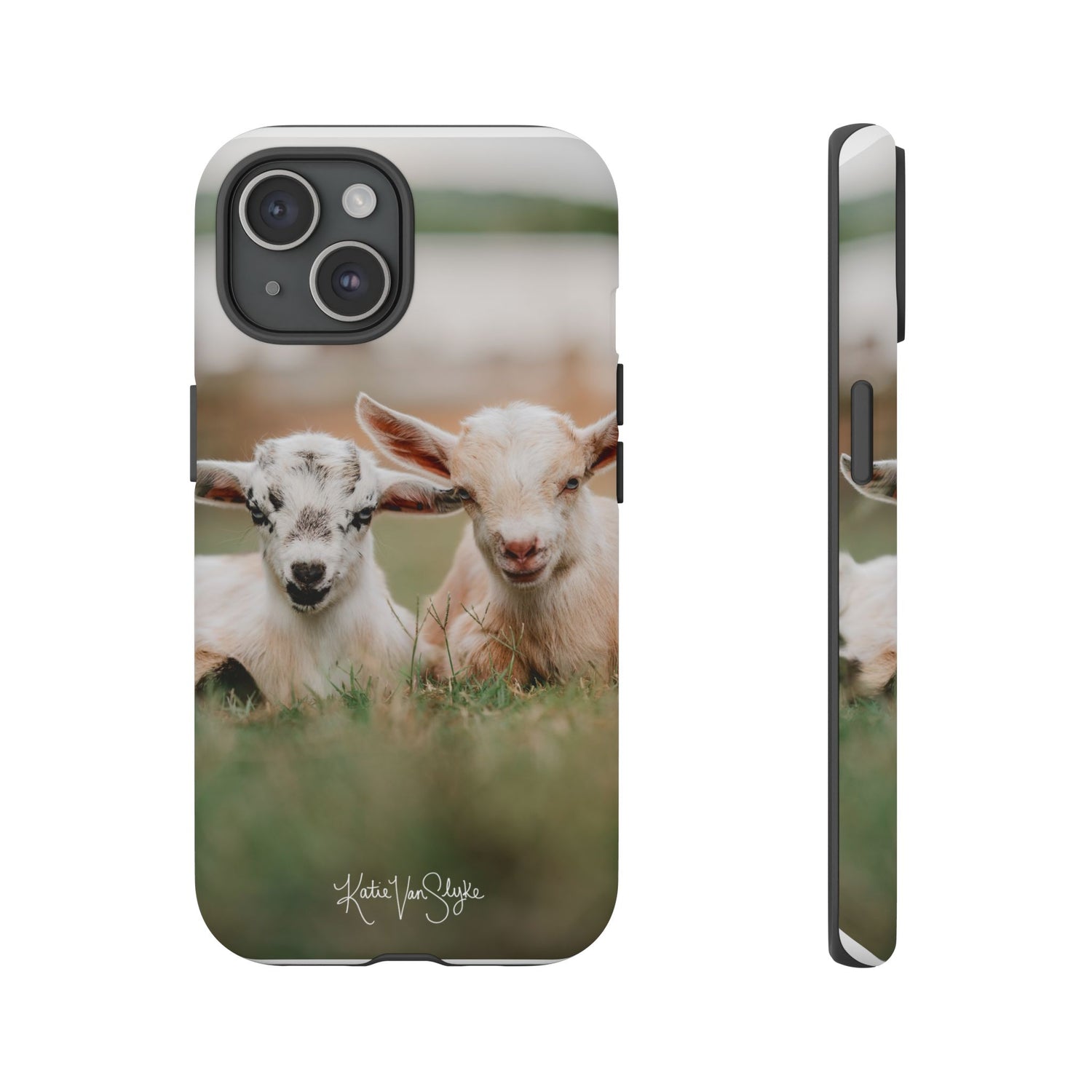 Mini Goats Phone Cases by Katie Van Slyke