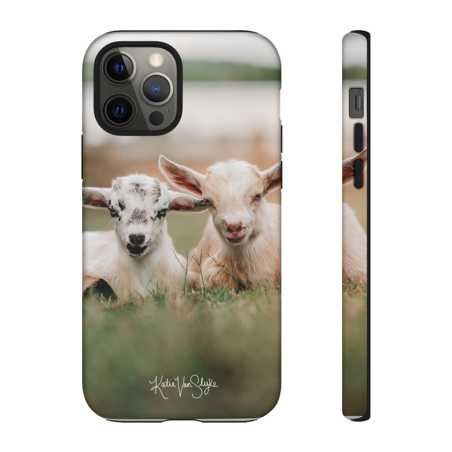 Mini Goats Phone Cases by Katie Van Slyke