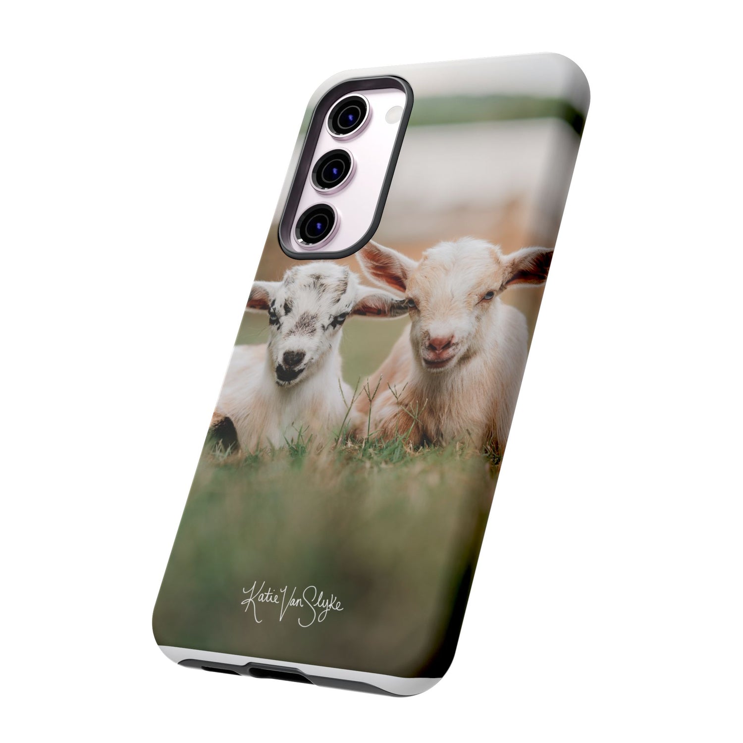 Mini Goats Phone Cases by Katie Van Slyke