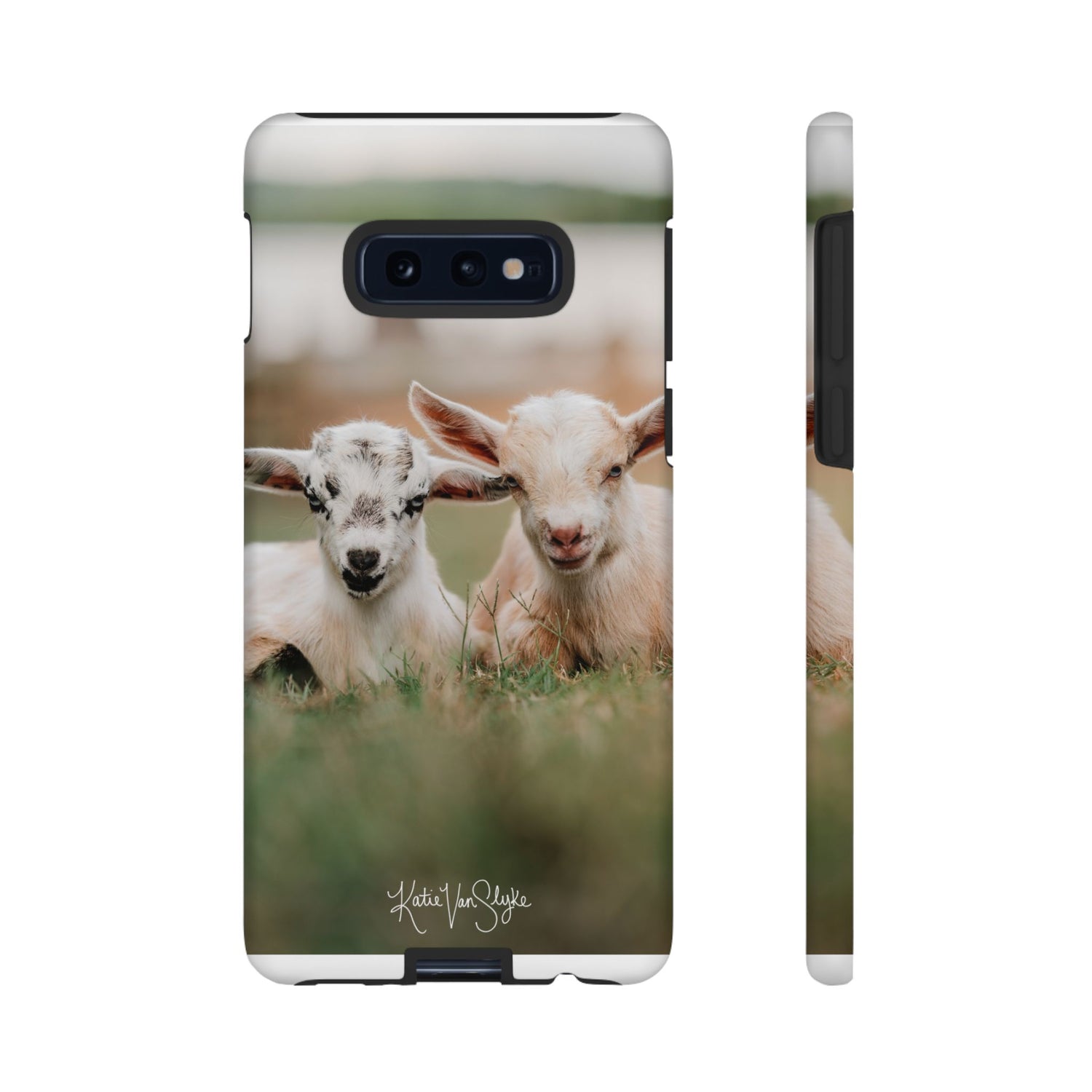 Mini Goats Phone Cases by Katie Van Slyke