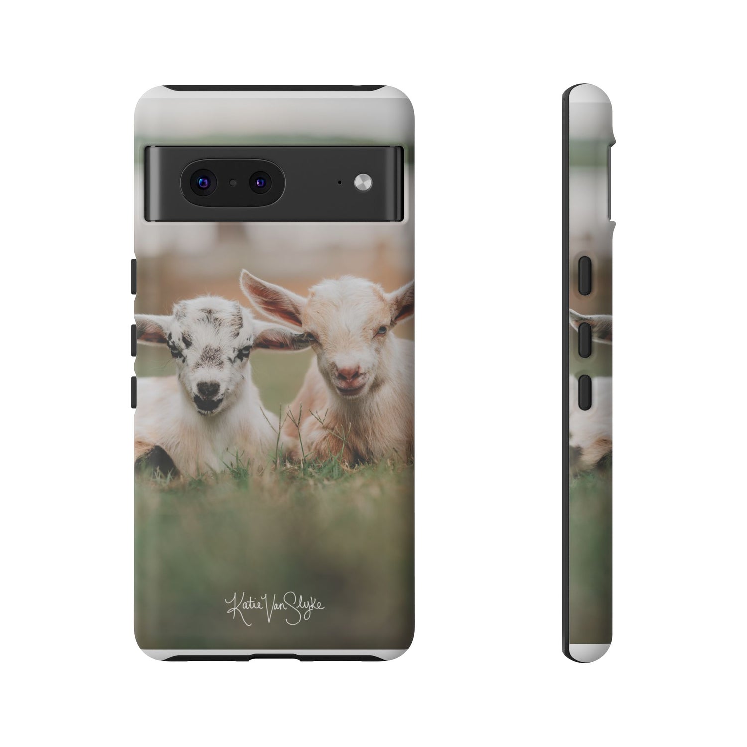 Mini Goats Phone Cases by Katie Van Slyke