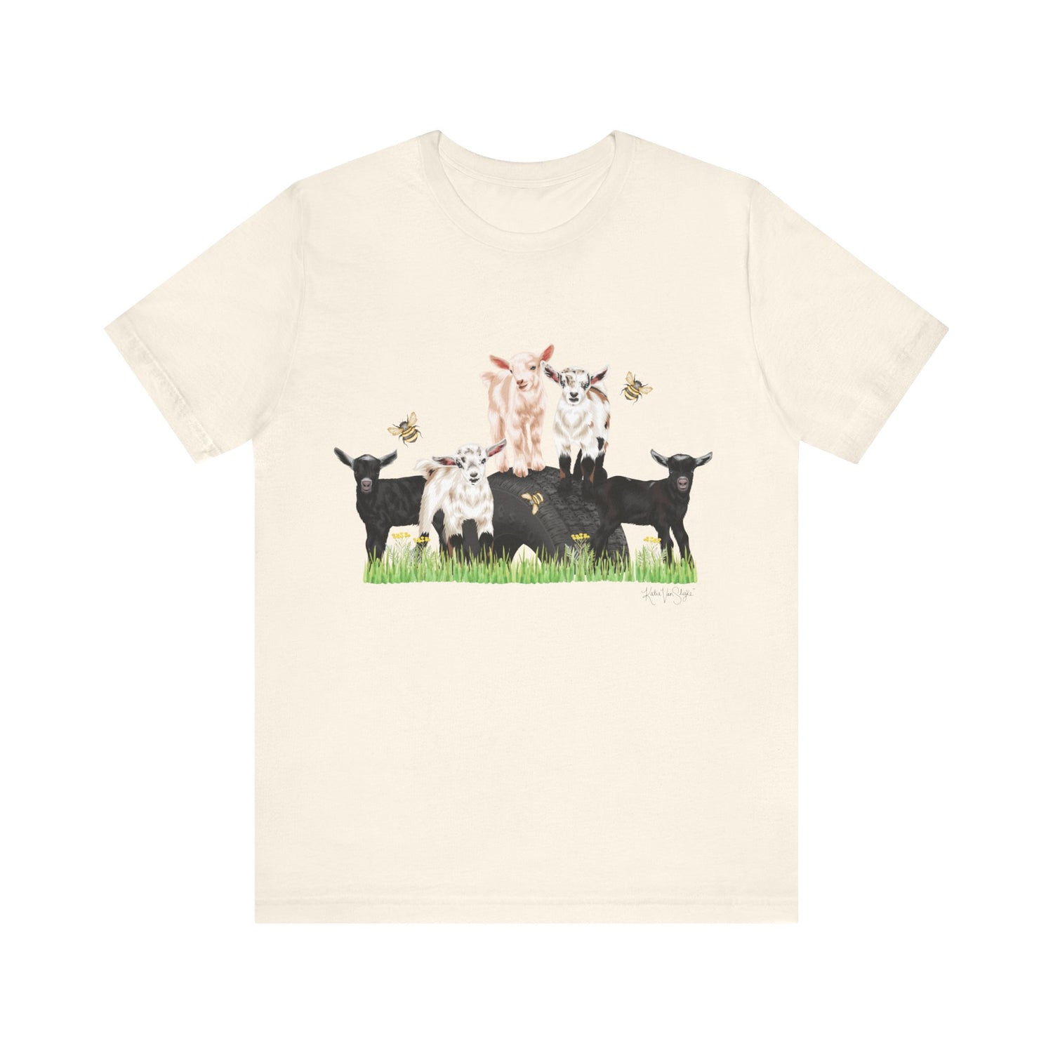 Busy Little Bees T-Shirt by Katie Van Slyke