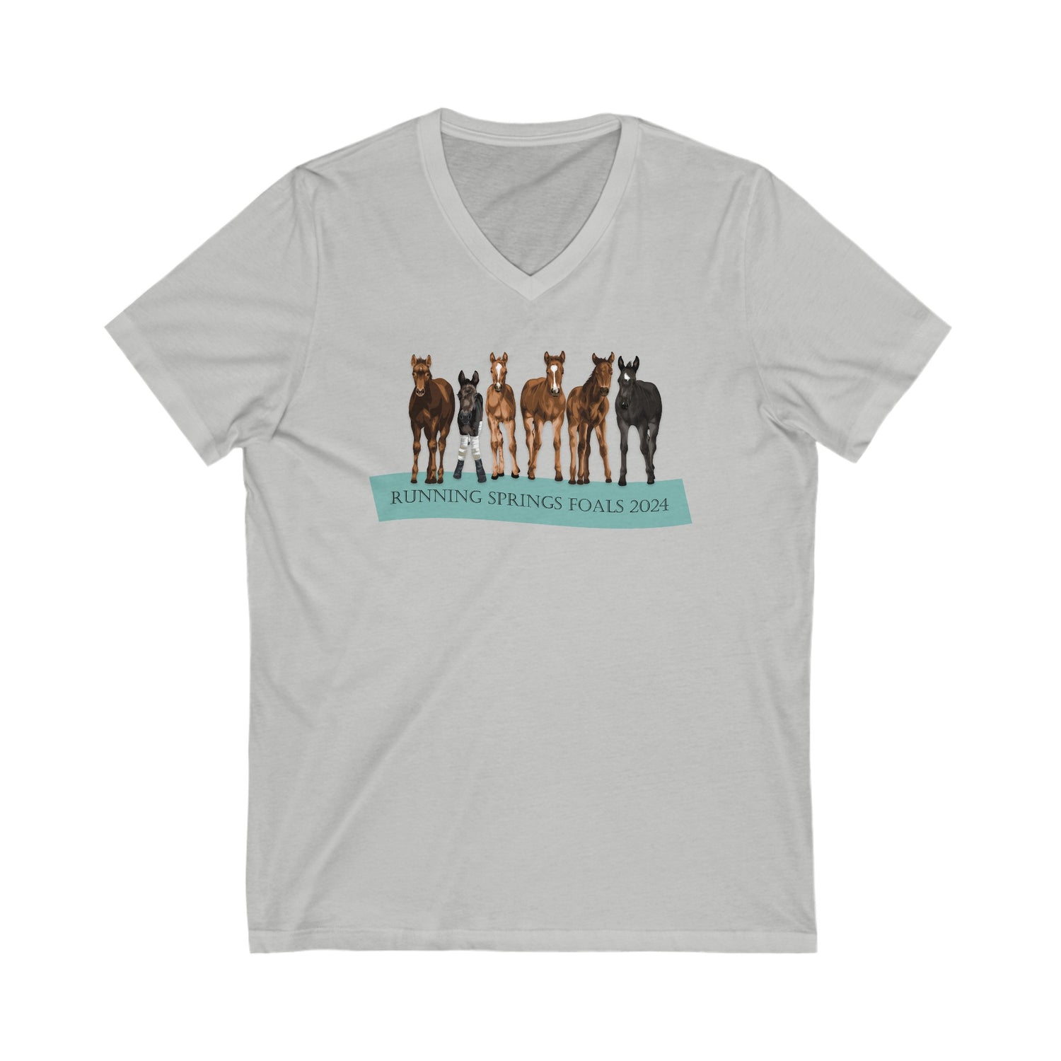 Running Springs 2024 Foals V-Neck T-Shirt