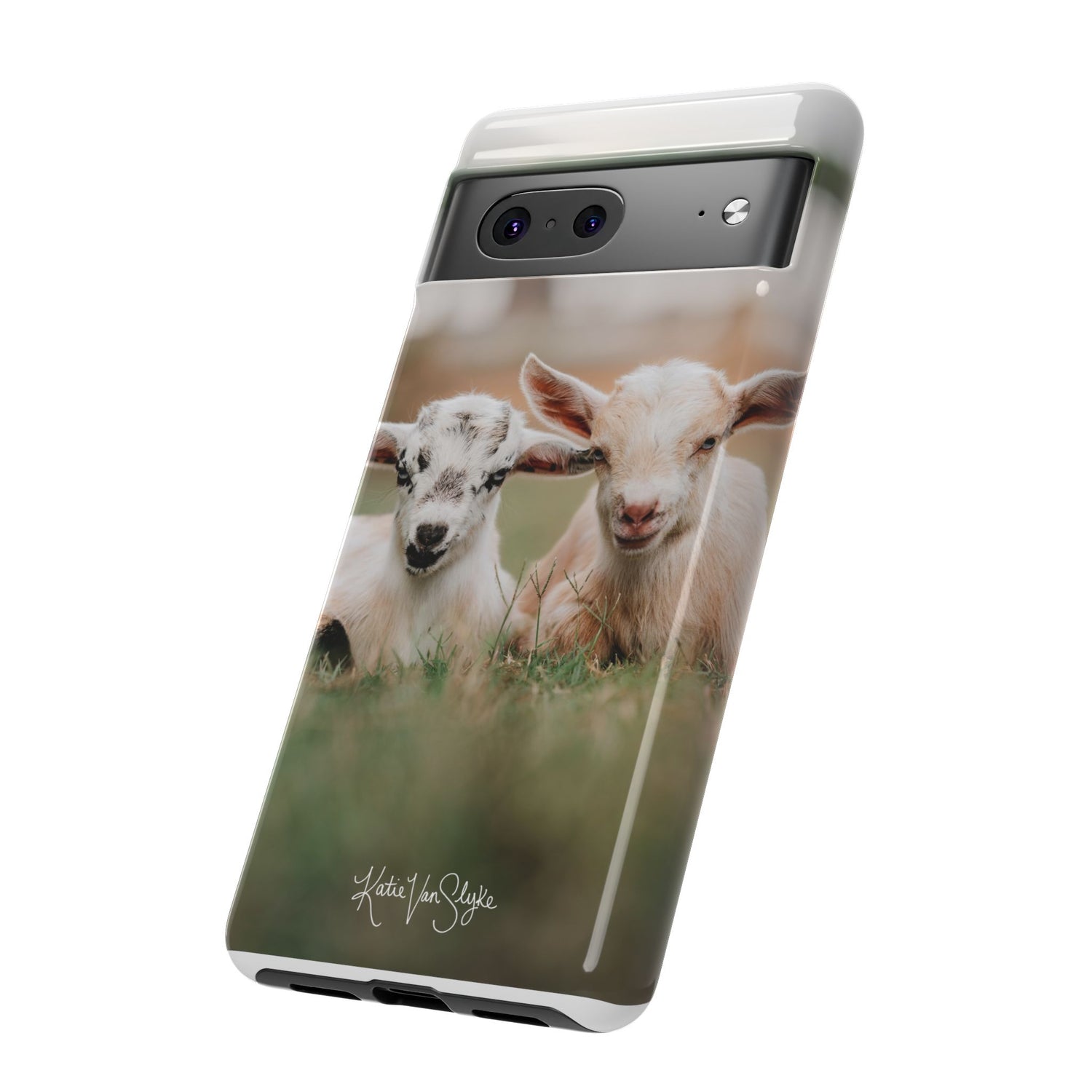 Mini Goats Phone Cases by Katie Van Slyke