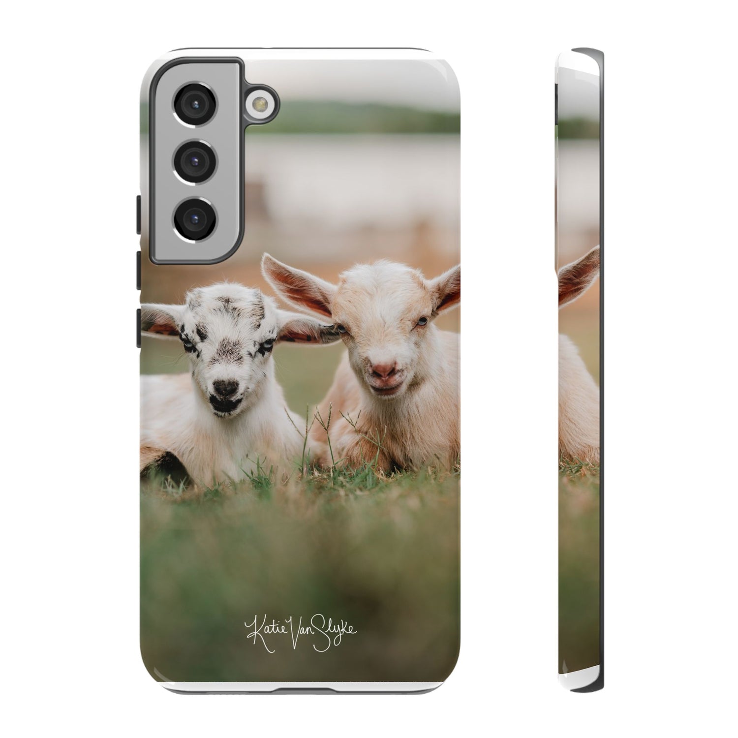 Mini Goats Phone Cases by Katie Van Slyke