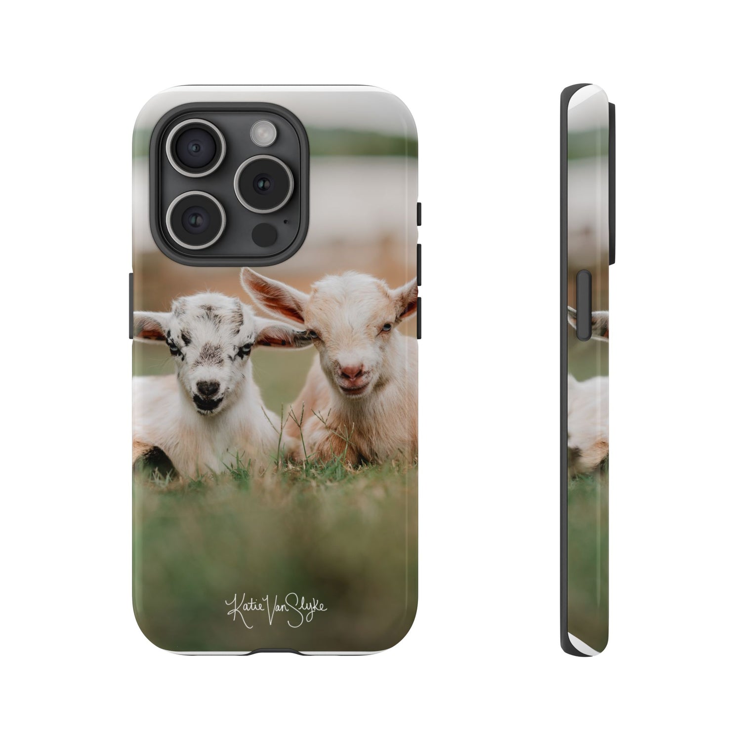 Mini Goats Phone Cases by Katie Van Slyke