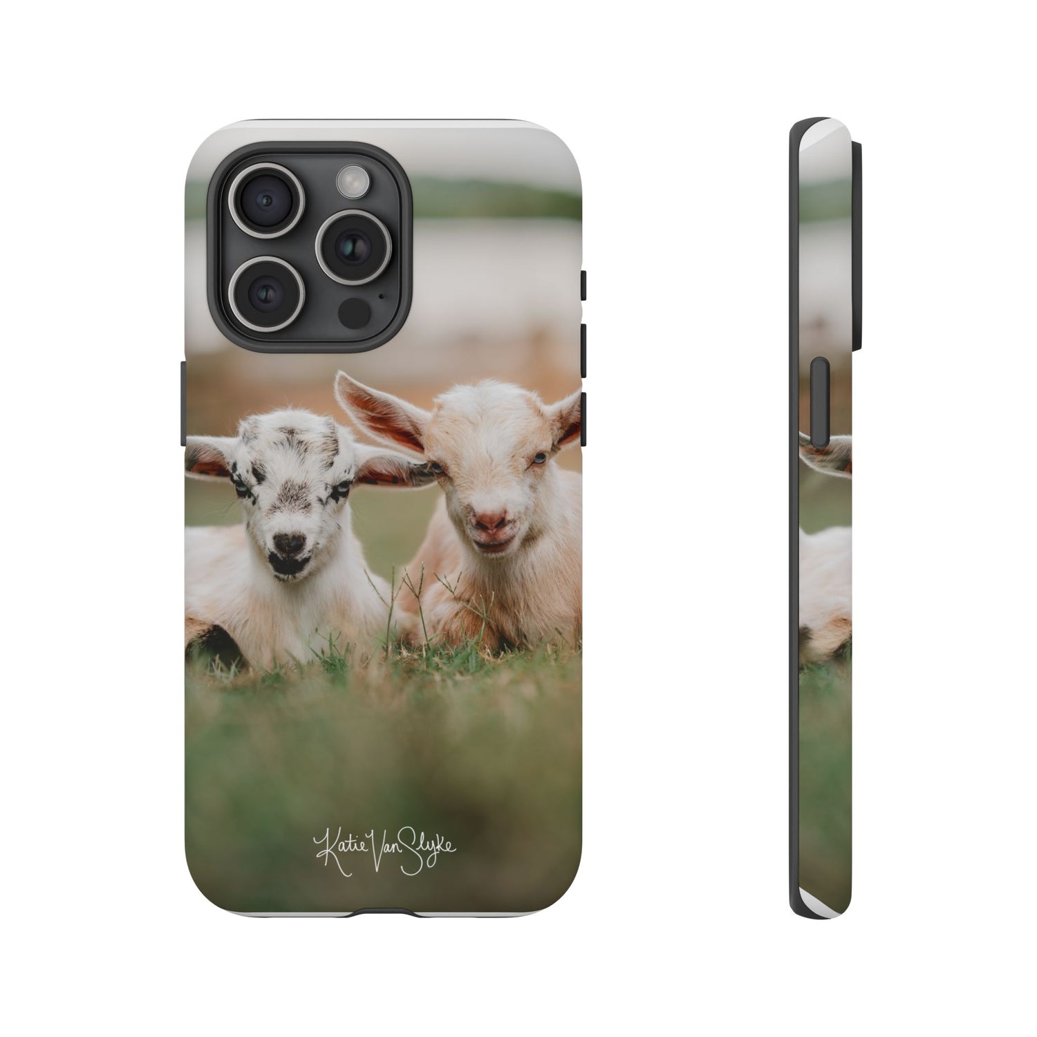 Mini Goats Phone Cases by Katie Van Slyke