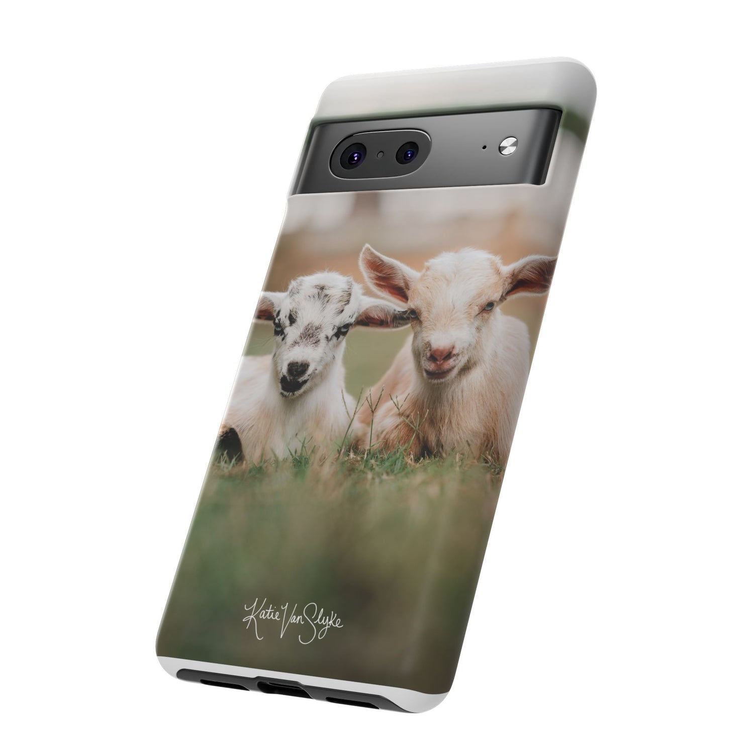 Mini Goats Phone Cases by Katie Van Slyke