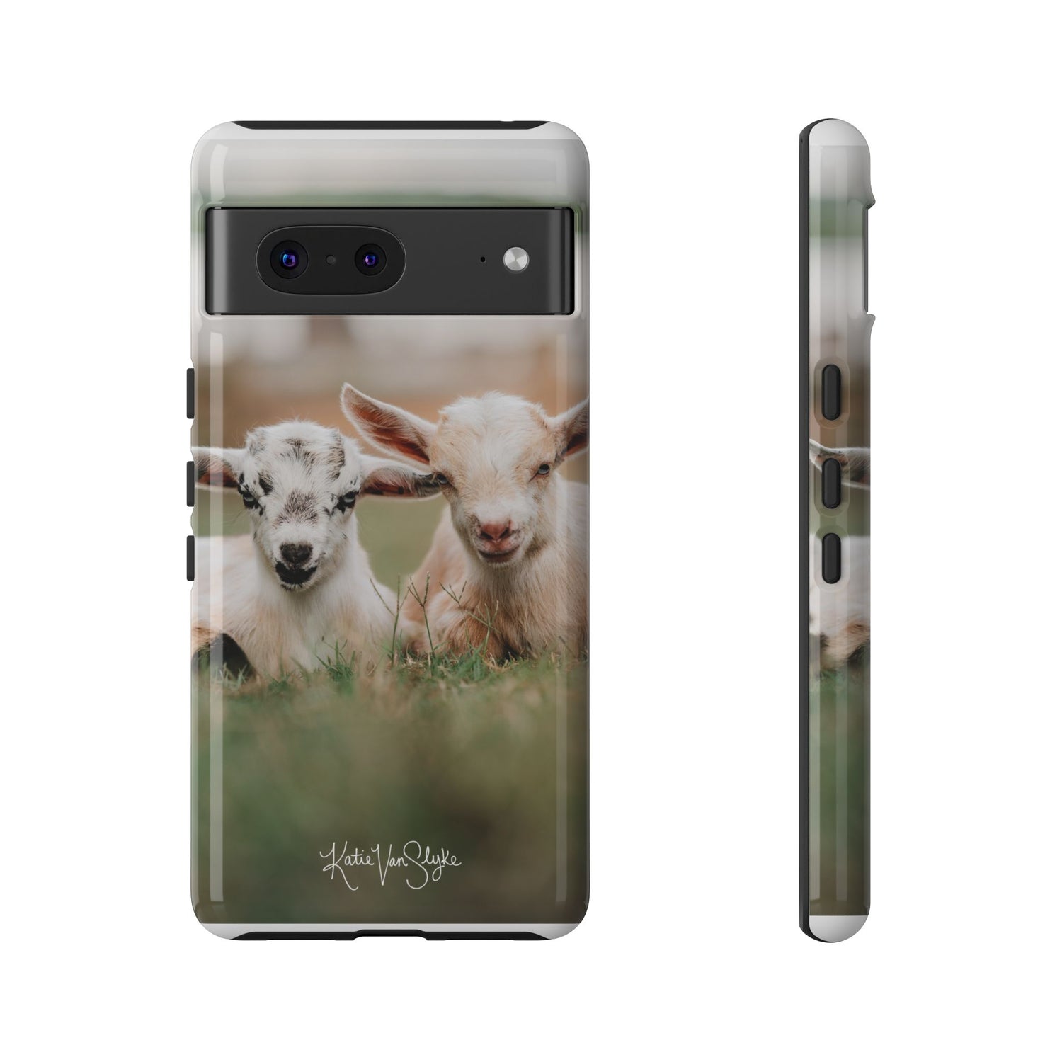 Mini Goats Phone Cases by Katie Van Slyke