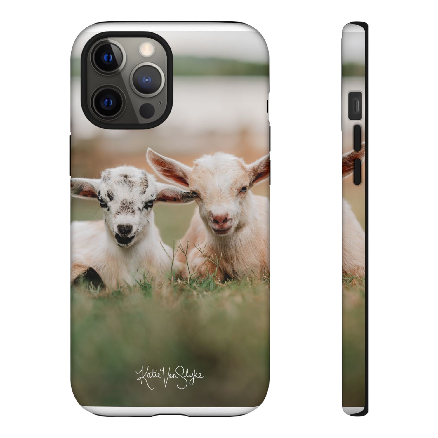 Mini Goats Phone Cases by Katie Van Slyke