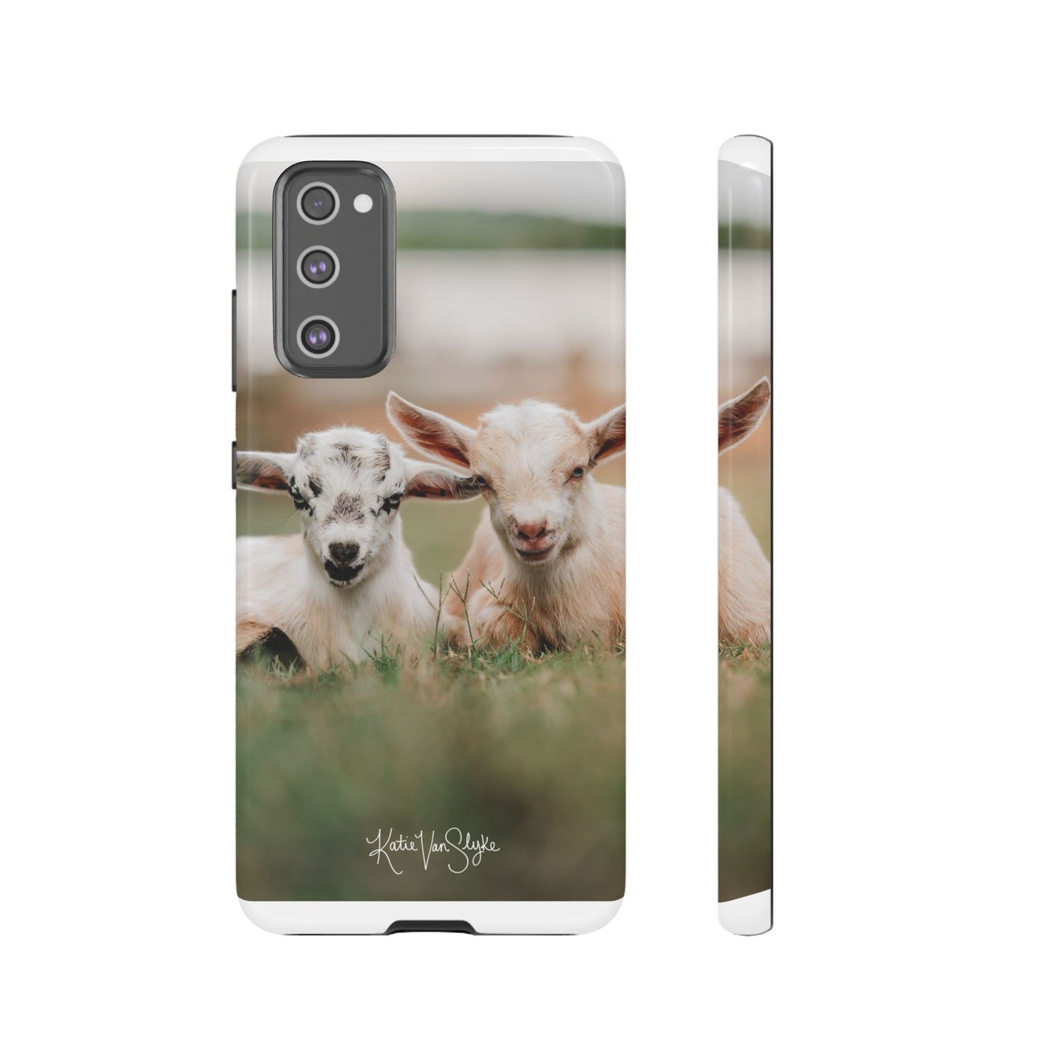 Mini Goats Phone Cases by Katie Van Slyke