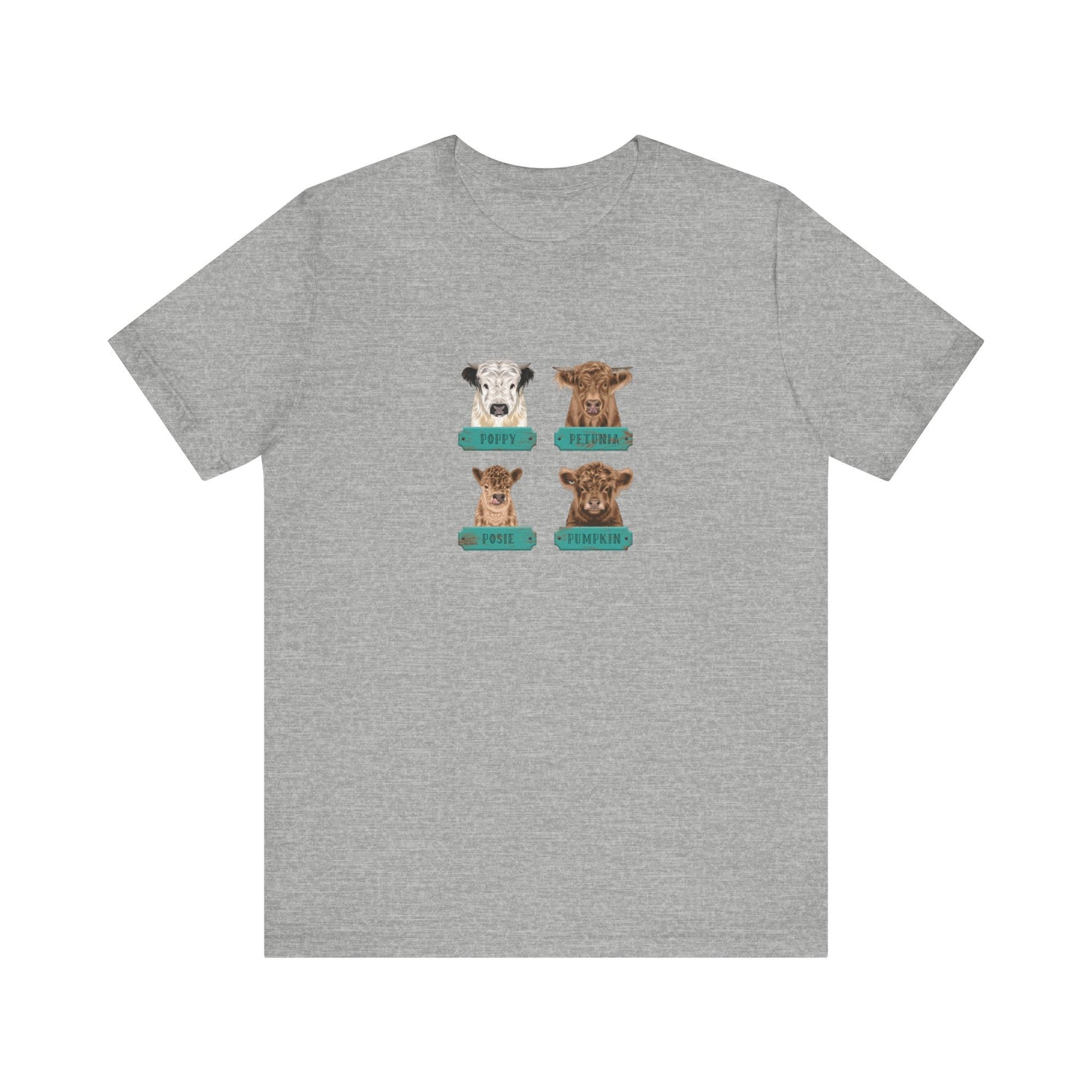 Mini Cows T-Shirt by Katie Van Slyke