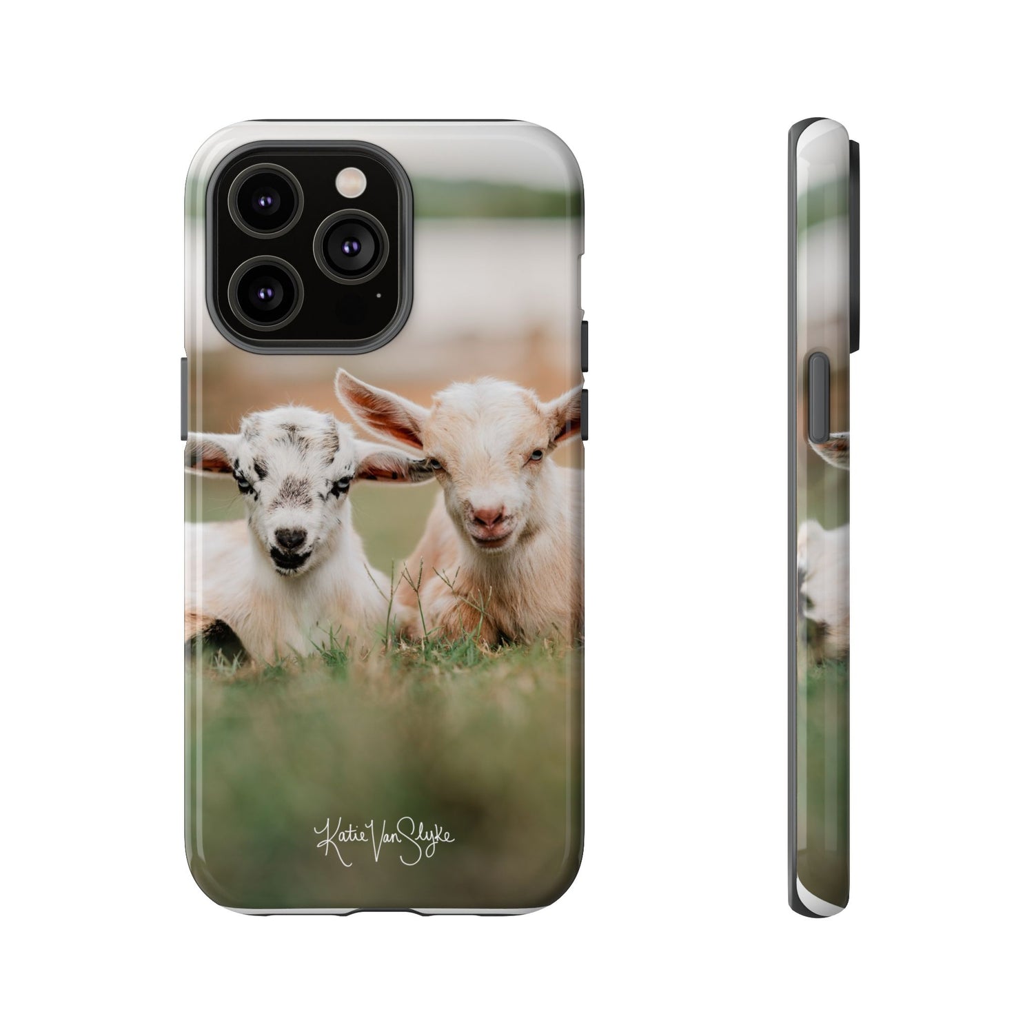 Mini Goats Phone Cases by Katie Van Slyke