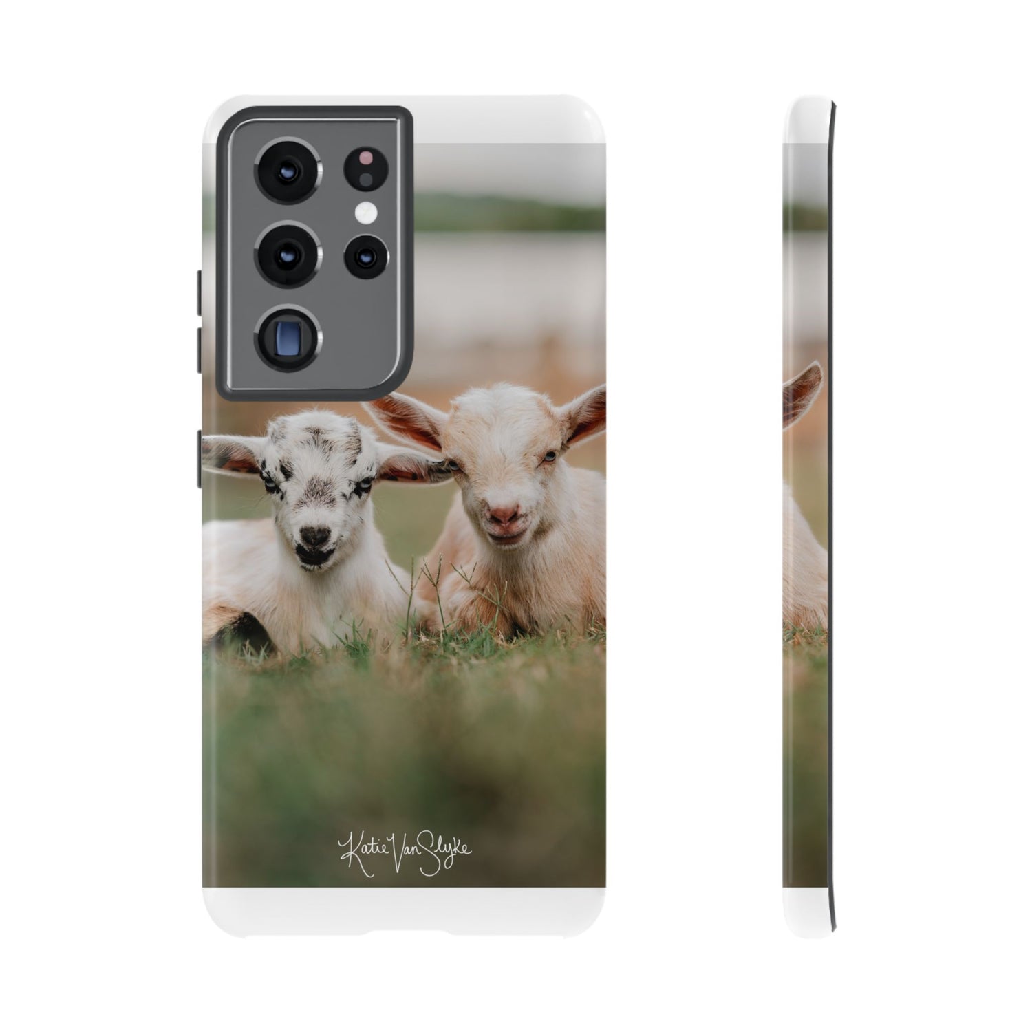 Mini Goats Phone Cases by Katie Van Slyke