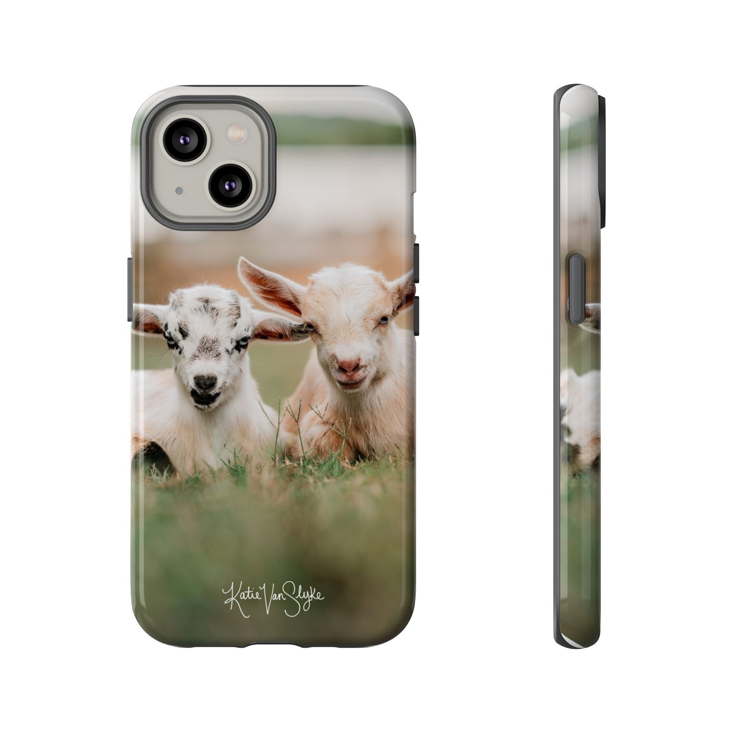 Mini Goats Phone Cases by Katie Van Slyke