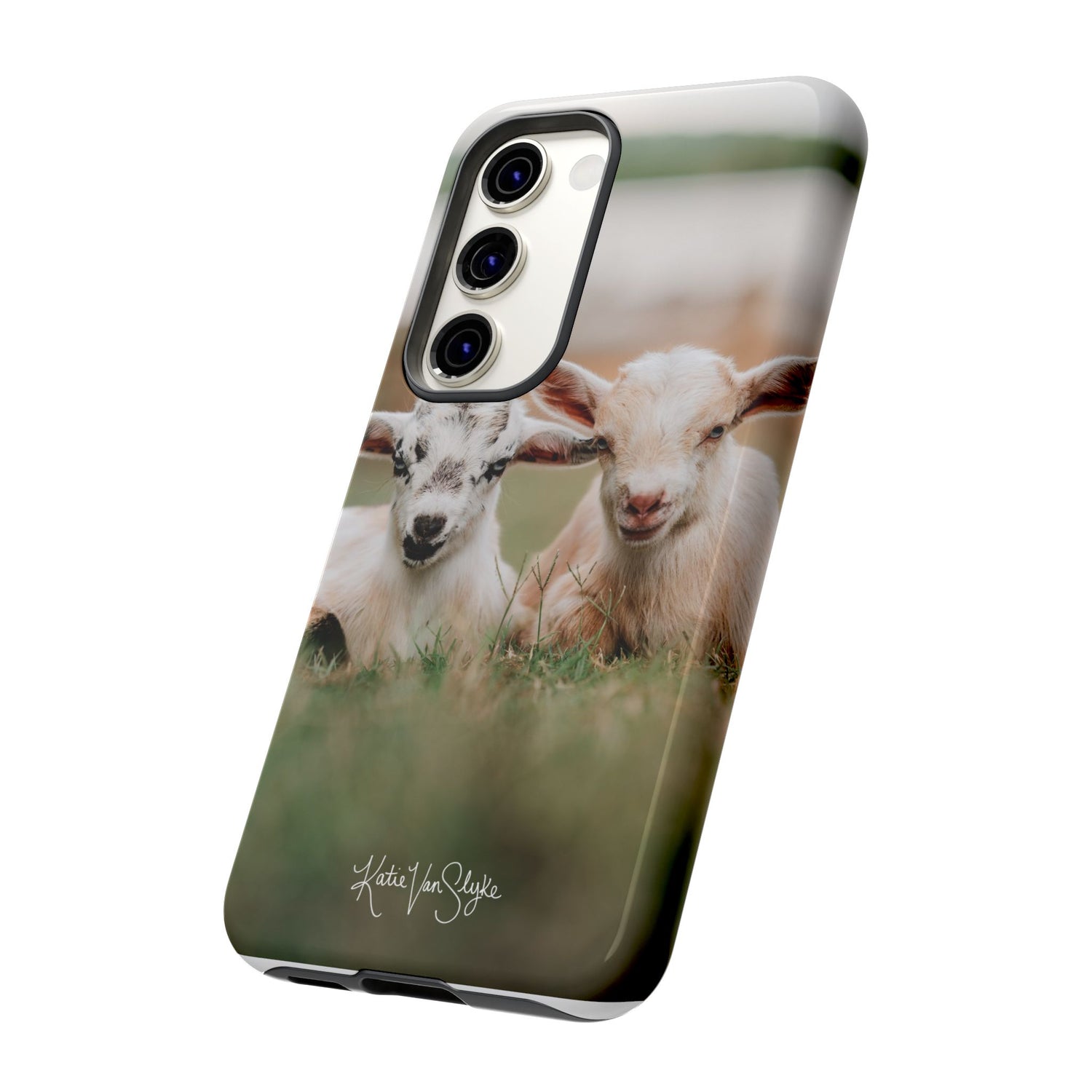 Mini Goats Phone Cases by Katie Van Slyke