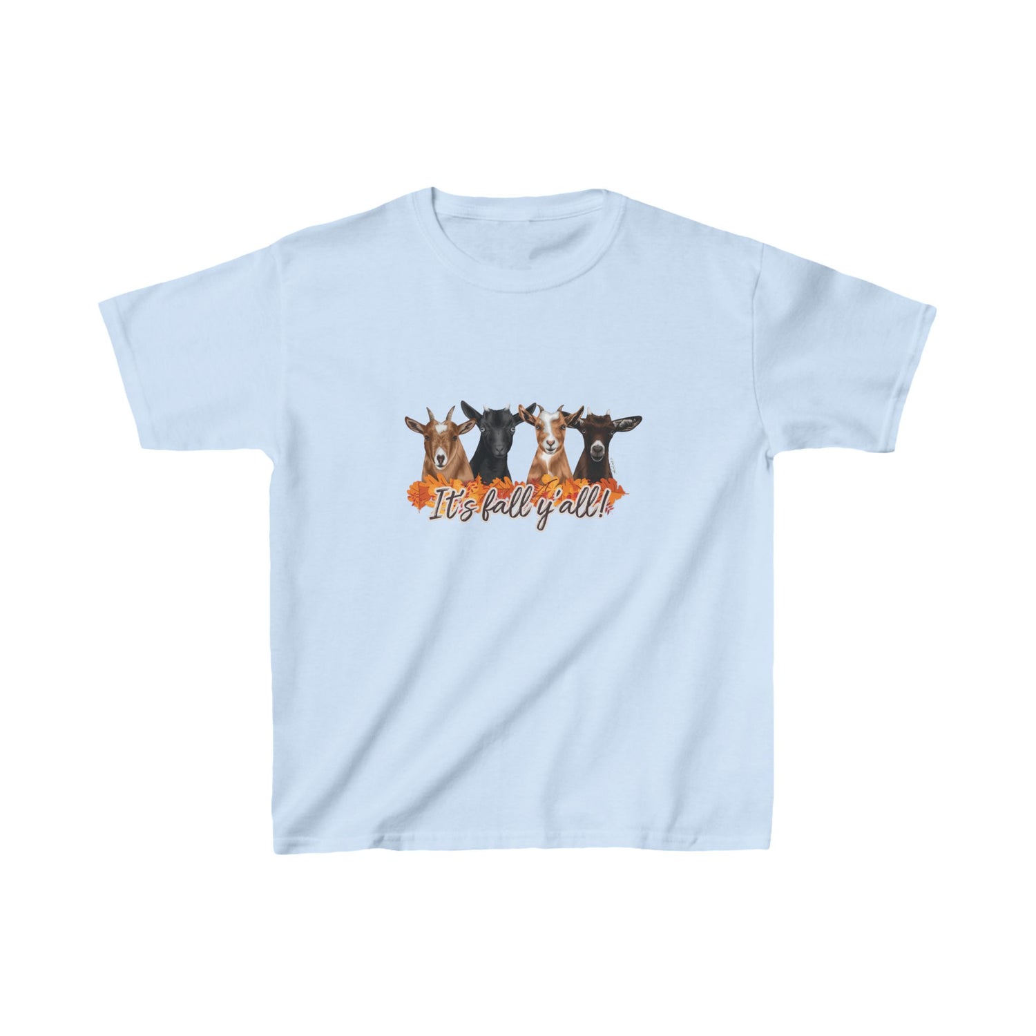 It's Fall Y'all Kids T-Shirt by Katie Van Slyke