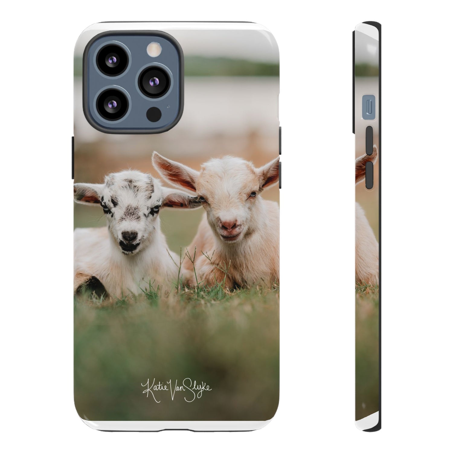 Mini Goats Phone Cases by Katie Van Slyke